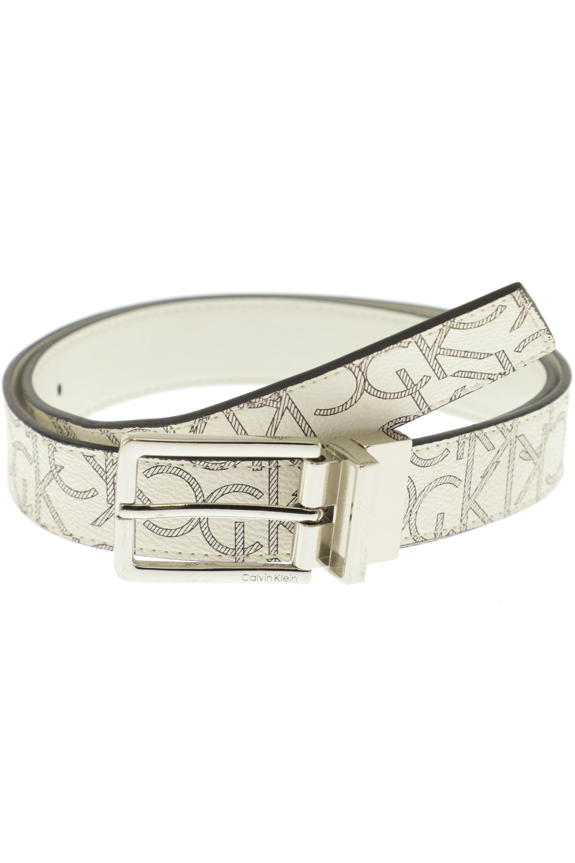 

Calvin Klein Damen Gürtel, weiß, Gr. 80