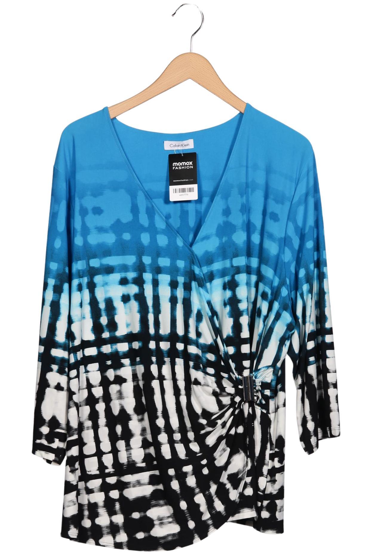 

Calvin Klein Damen Langarmshirt, blau, Gr. 48