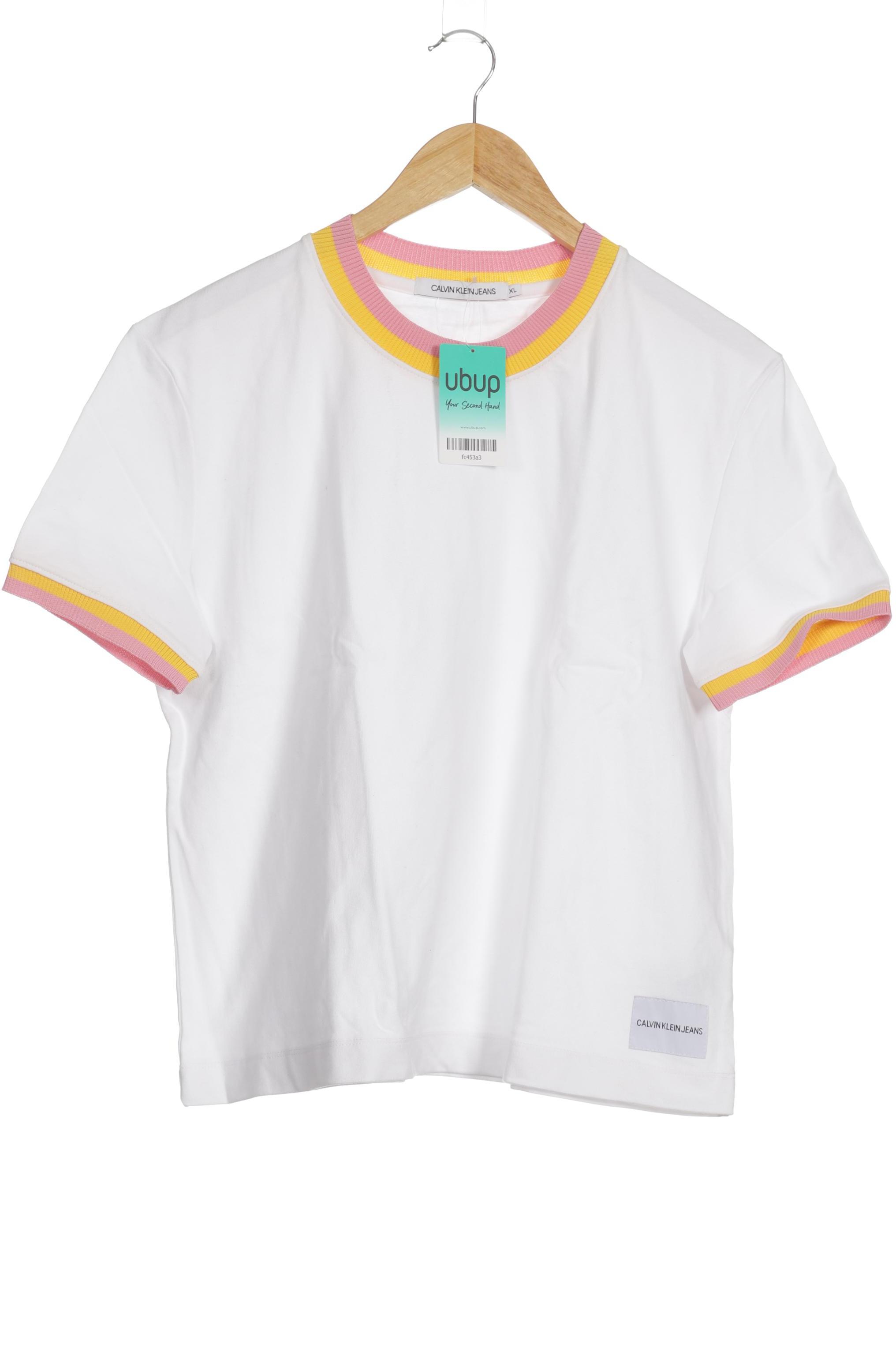 

Calvin Klein Damen T-Shirt, weiß, Gr. 44