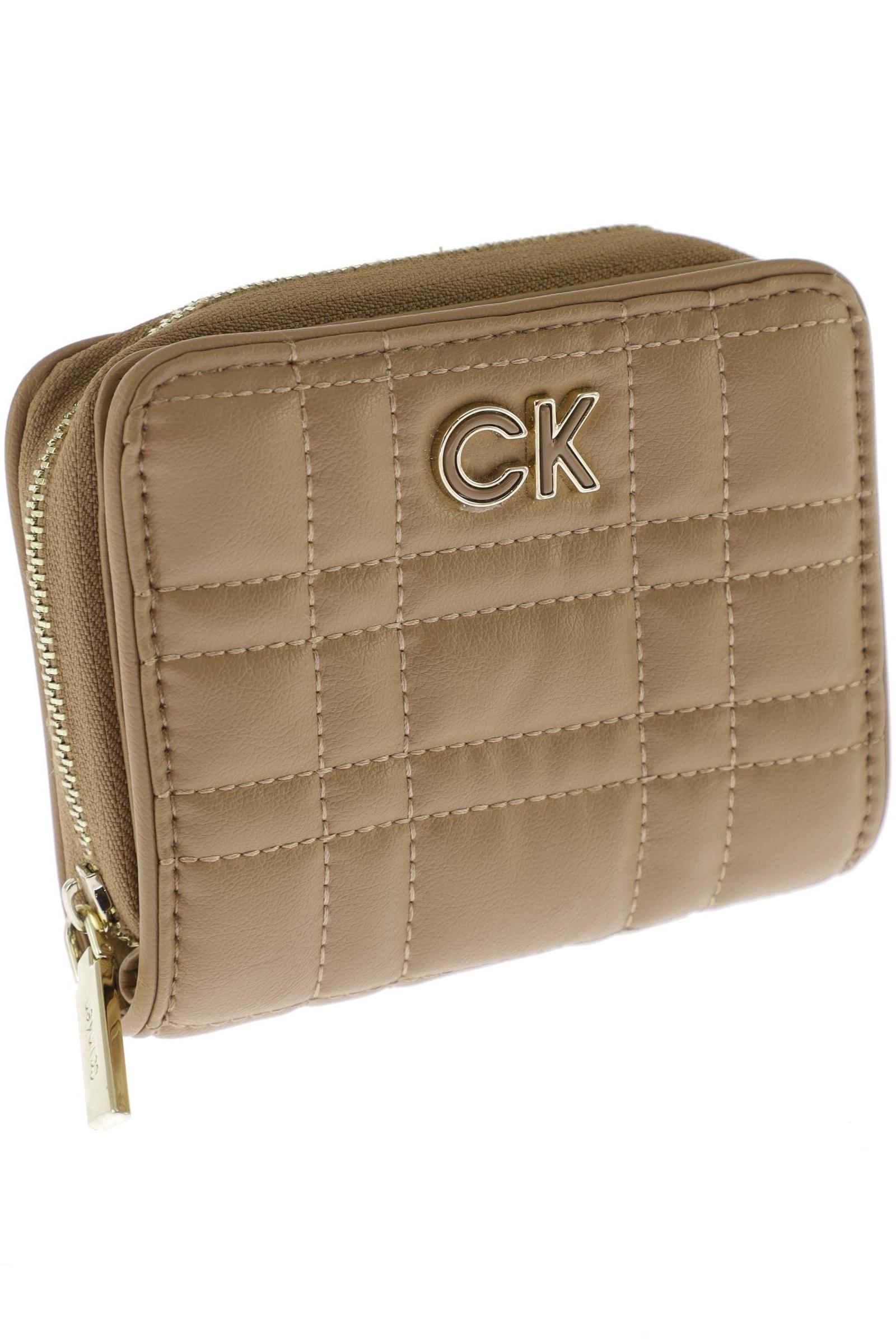 

Calvin Klein Damen Portemonnaie, beige, Gr.