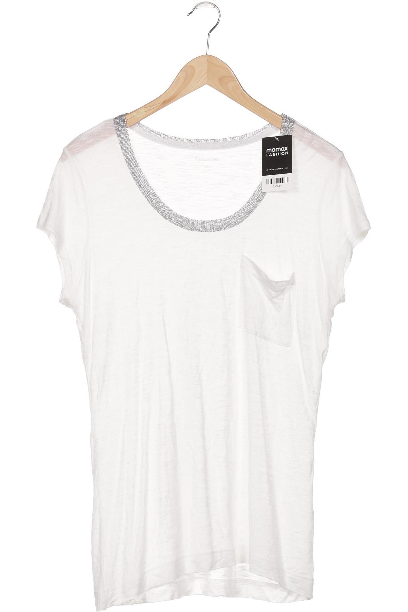 

Calvin Klein Damen T-Shirt, weiß, Gr. 42