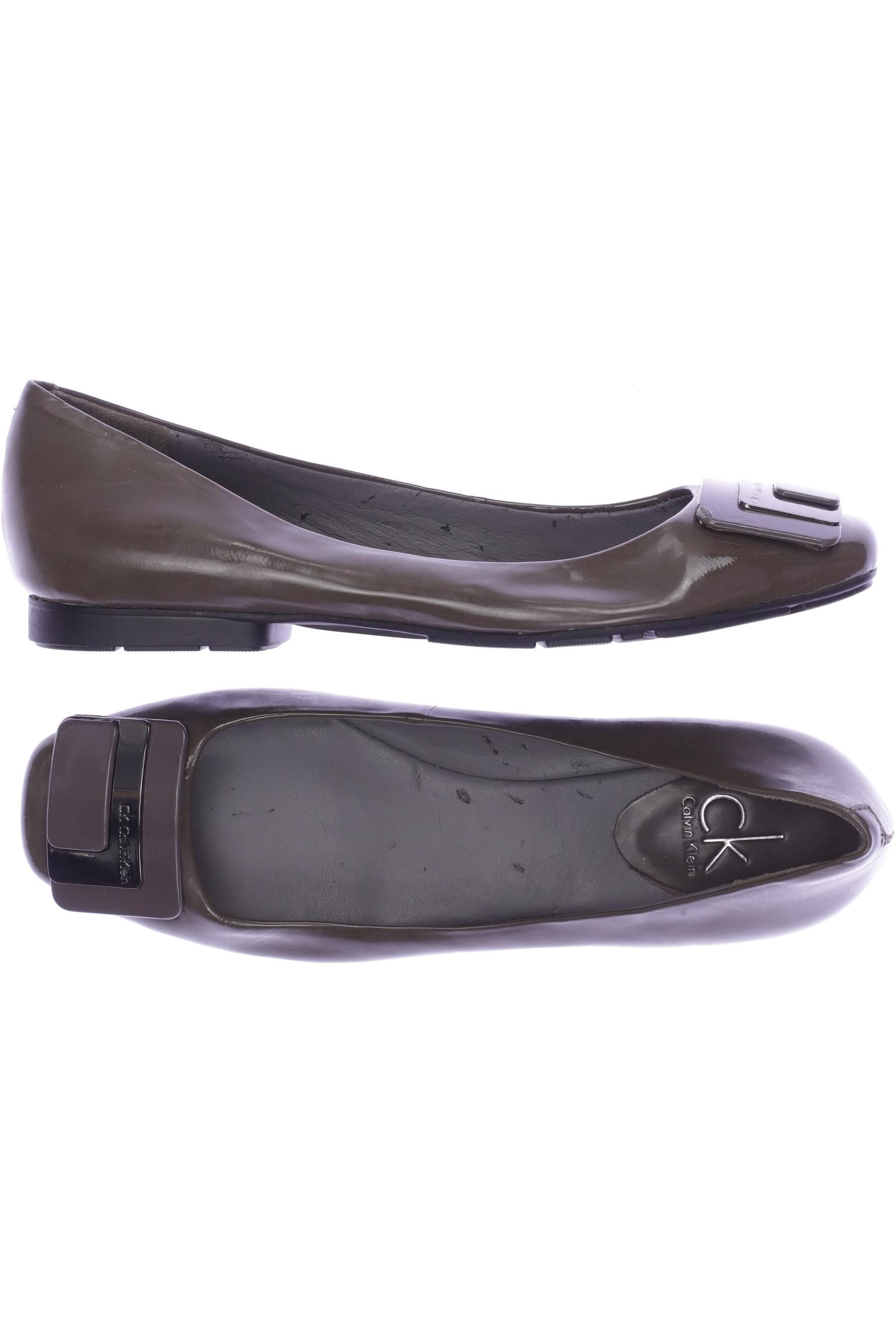 

Calvin Klein Damen Ballerinas, braun, Gr. 37