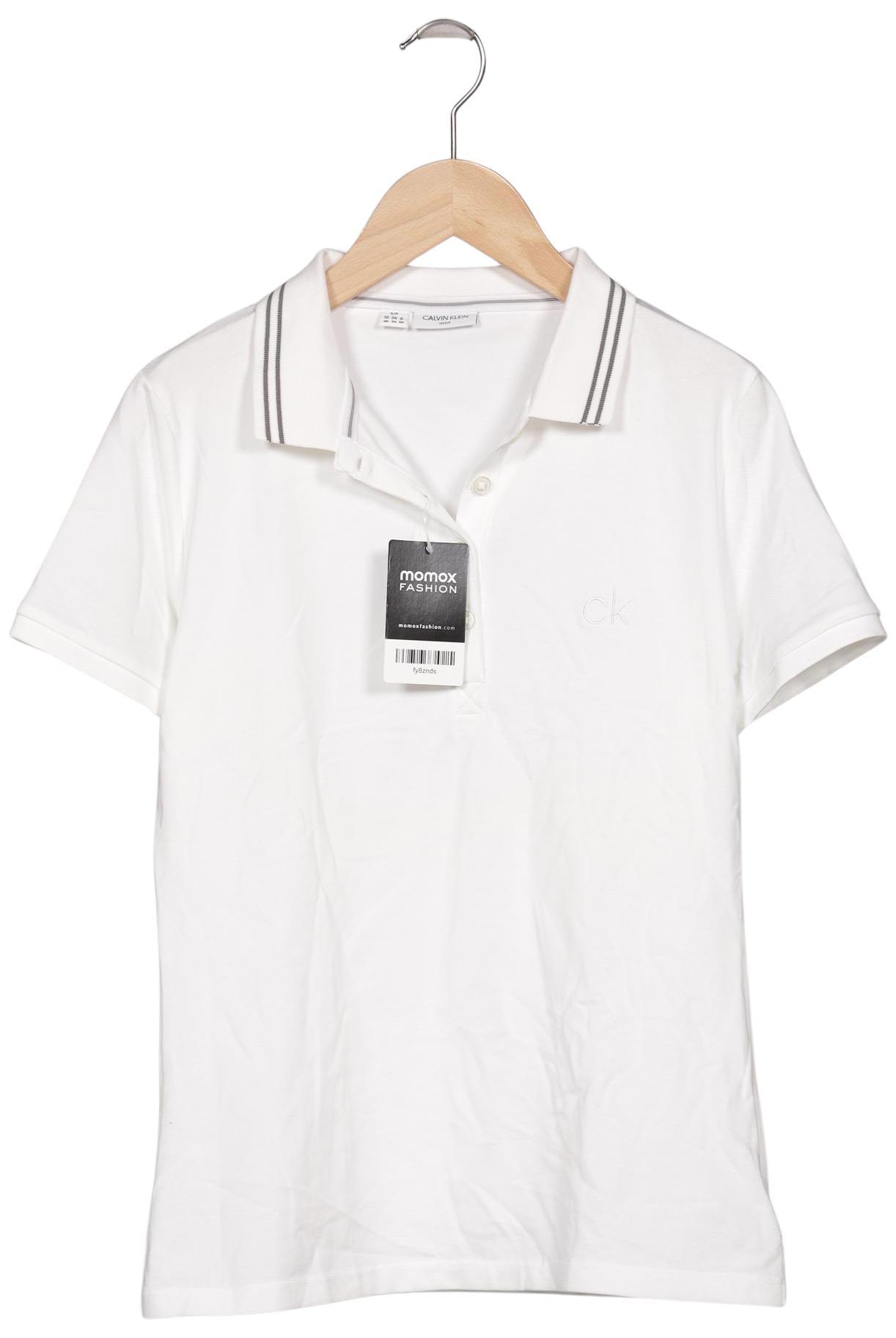 

Calvin Klein Damen Poloshirt, weiß, Gr. 36