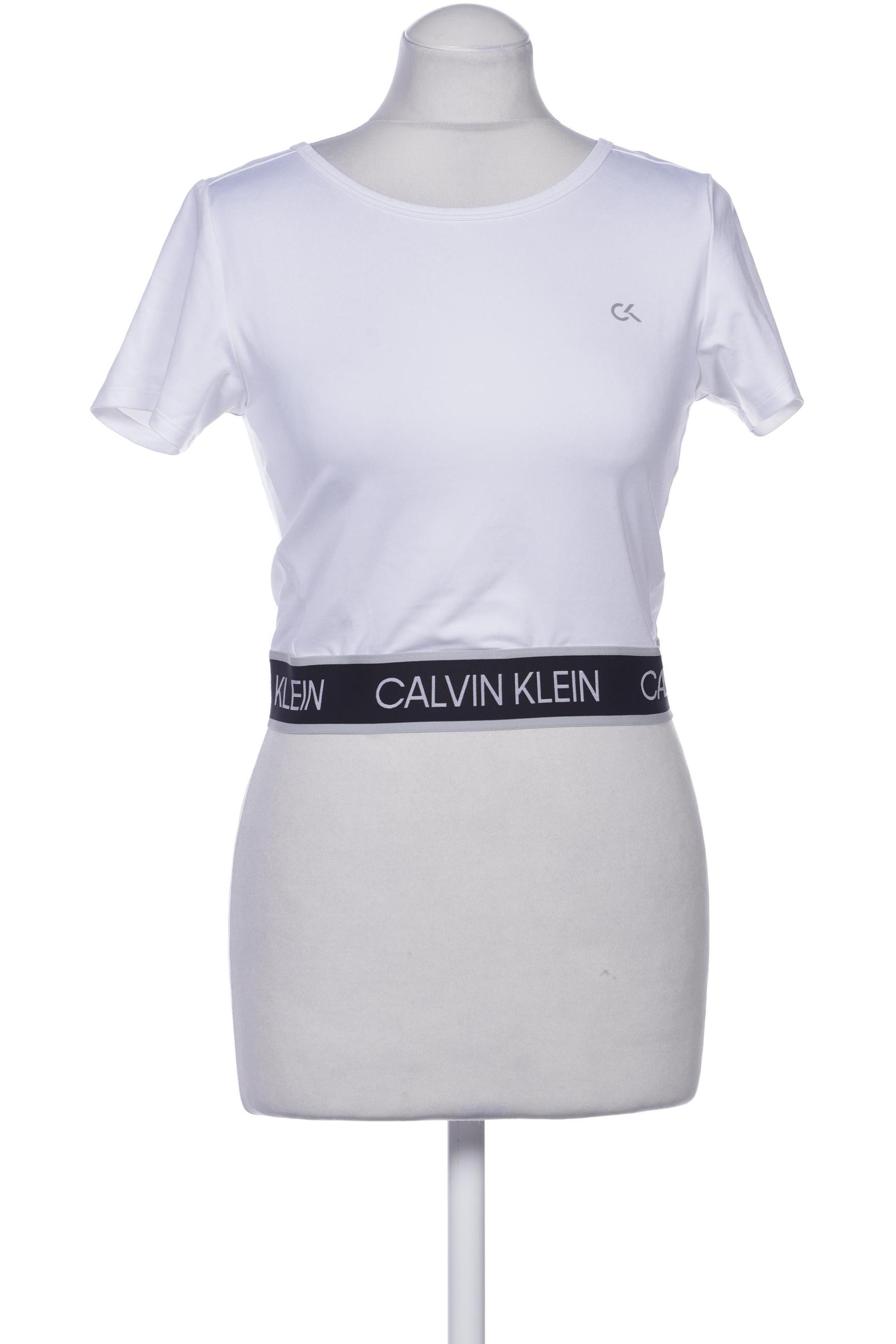 

Calvin Klein Damen T-Shirt, weiß, Gr. 38