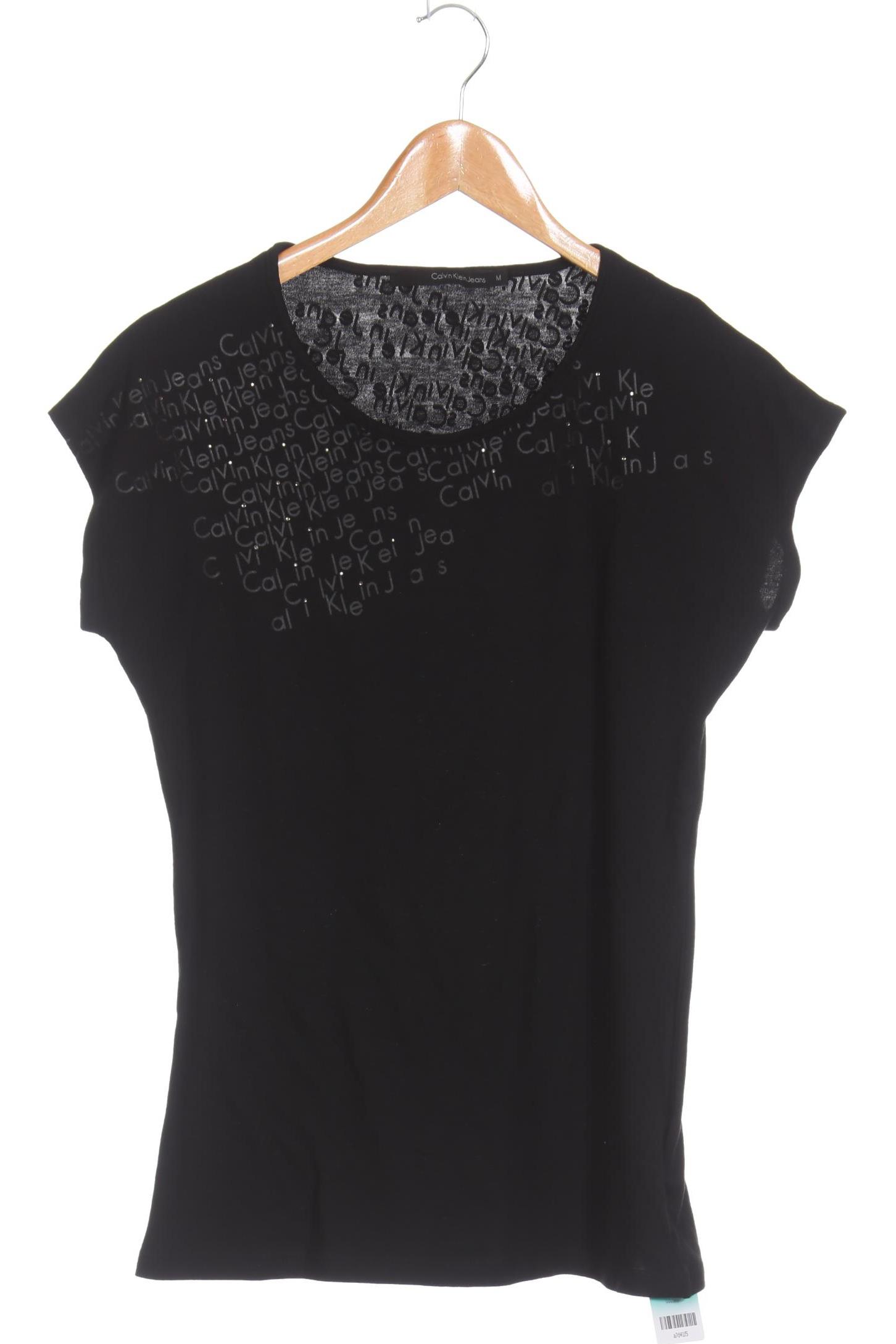 

Calvin Klein Damen T-Shirt, schwarz, Gr. 38