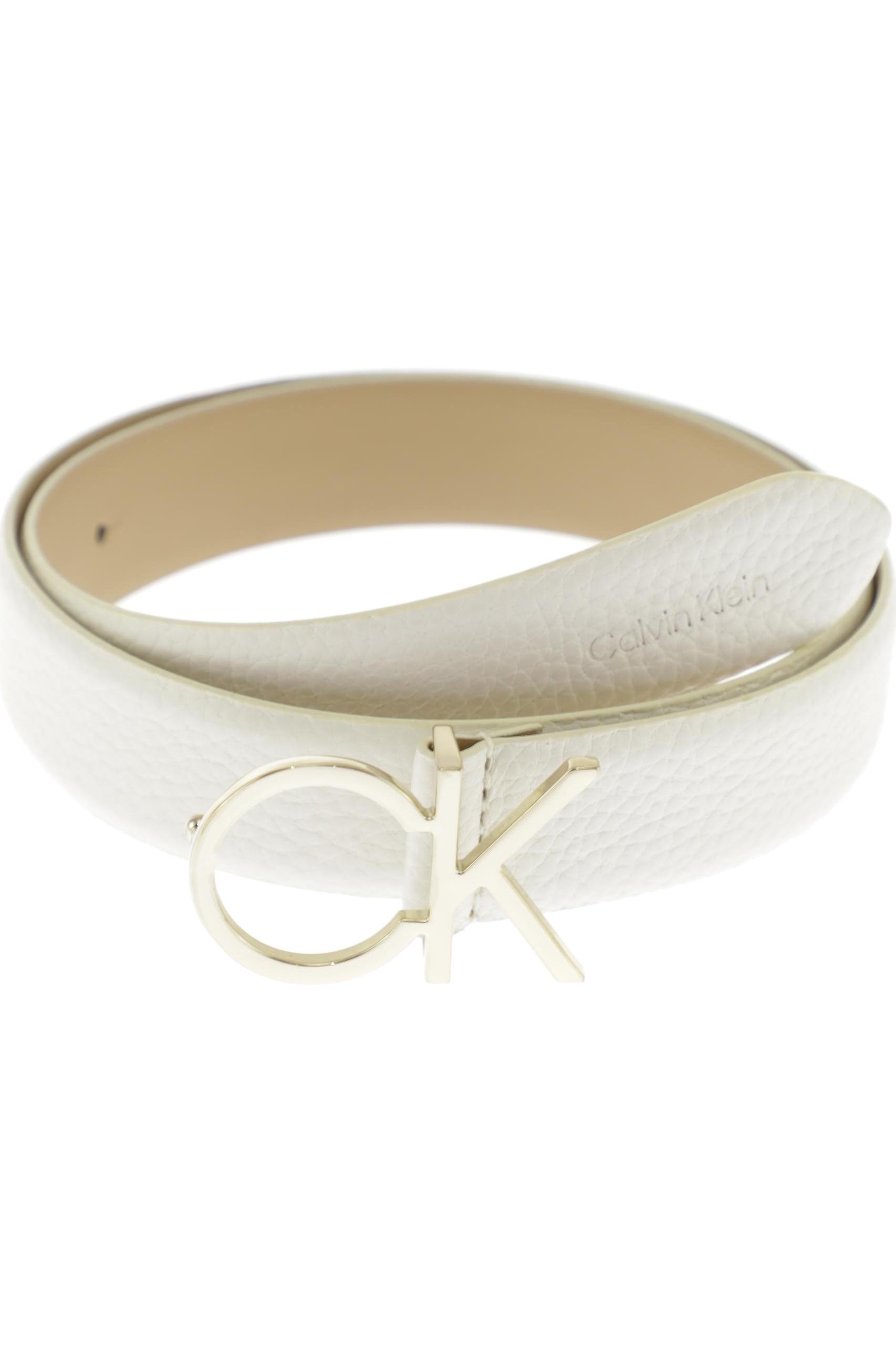 

Calvin Klein Damen Gürtel, weiß, Gr. 80