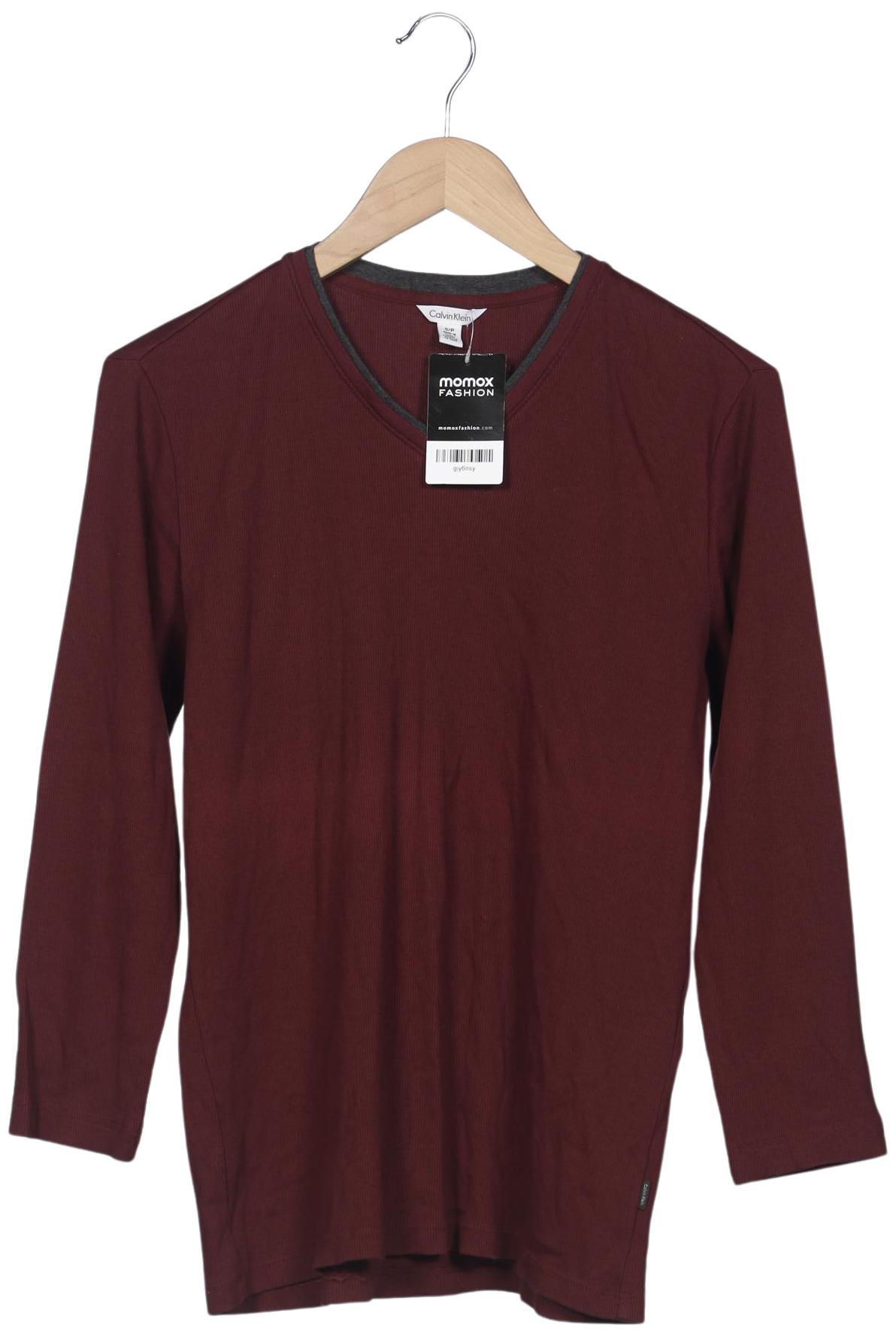 

Calvin Klein Damen Langarmshirt, bordeaux, Gr. 36