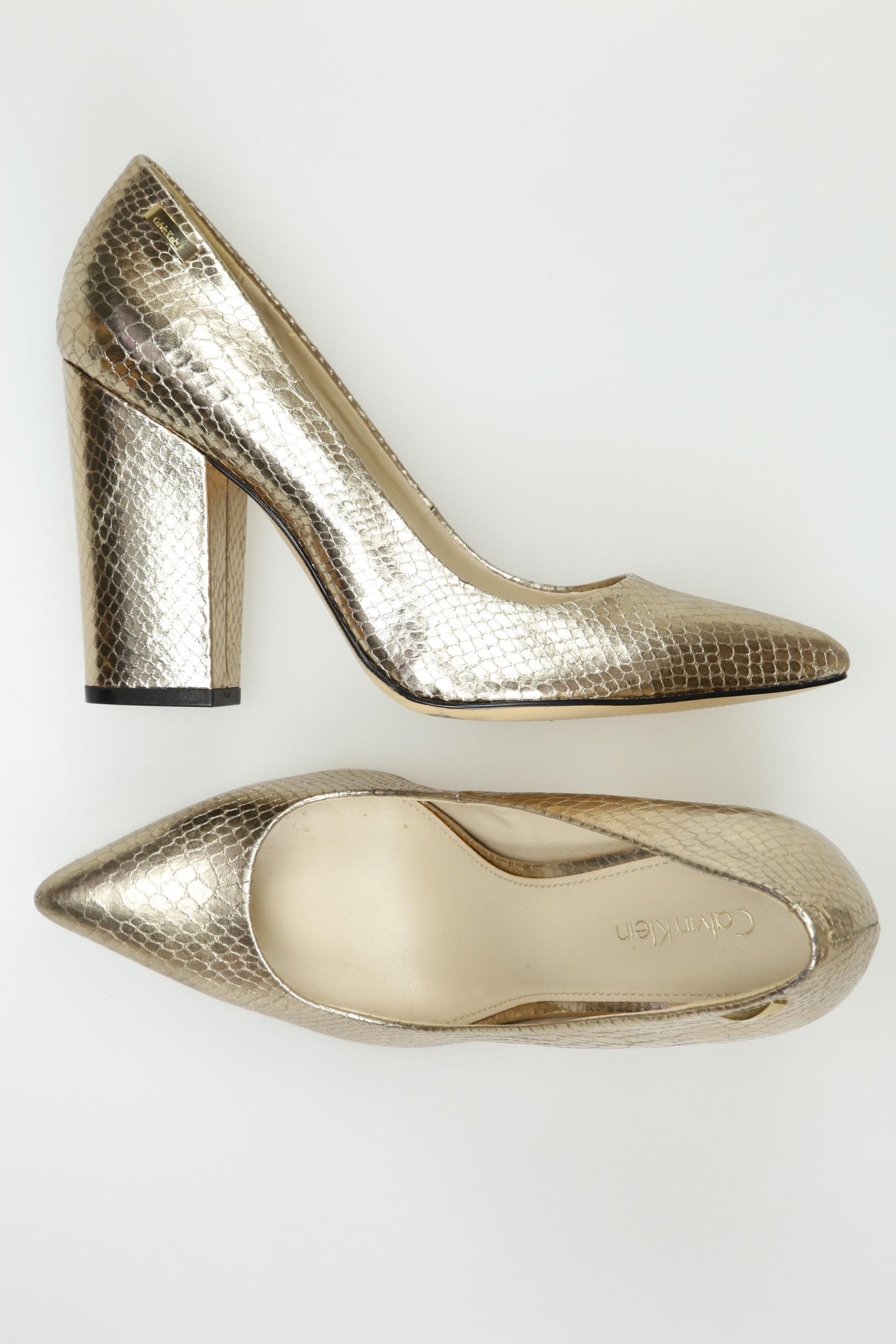 

Calvin Klein Damen Pumps, gold, Gr. 8
