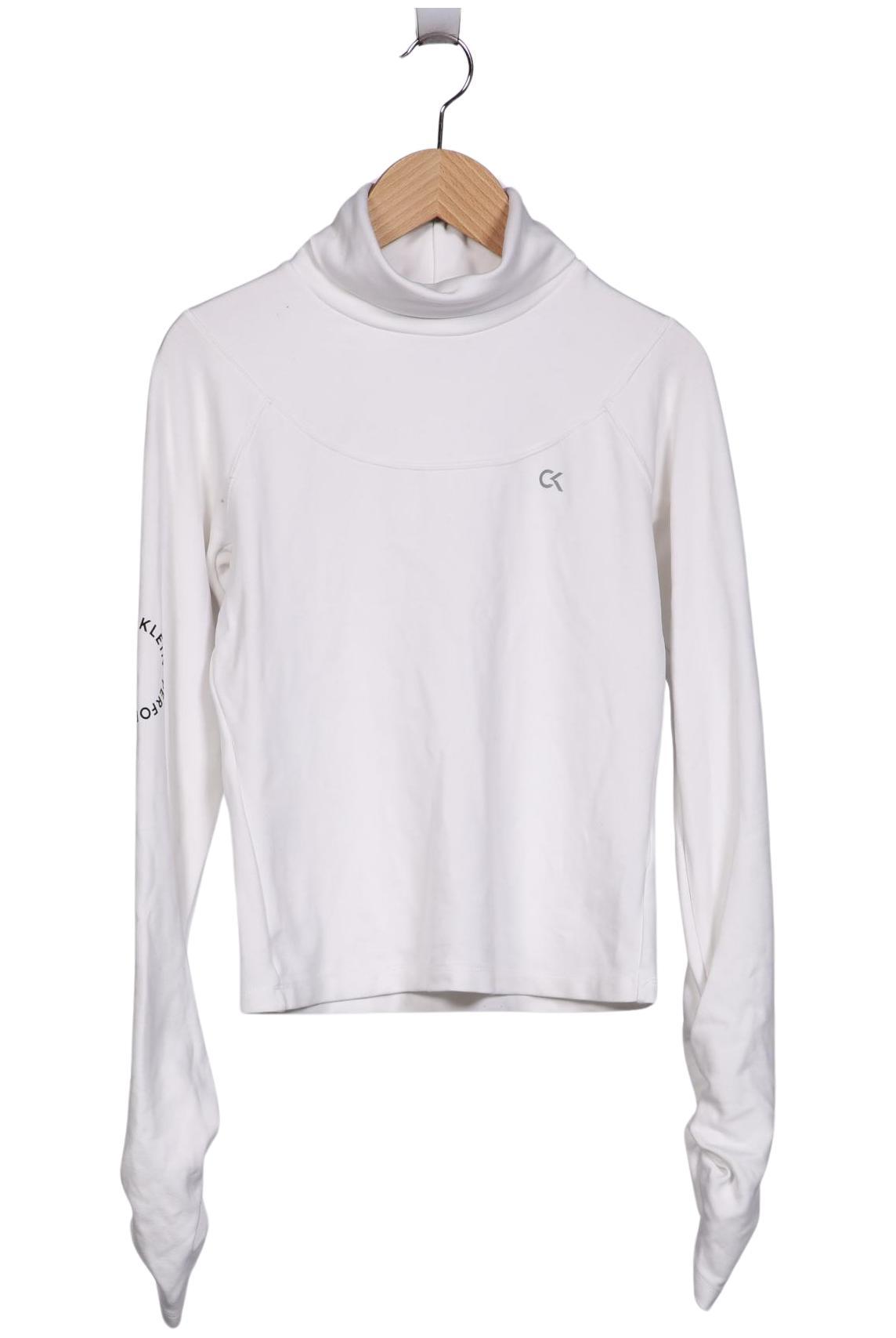 

Calvin Klein Damen Langarmshirt, weiß, Gr. 36