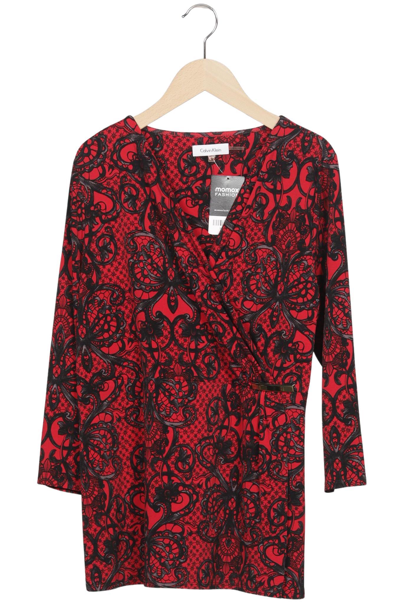 

Calvin Klein Damen Langarmshirt, rot, Gr. 38