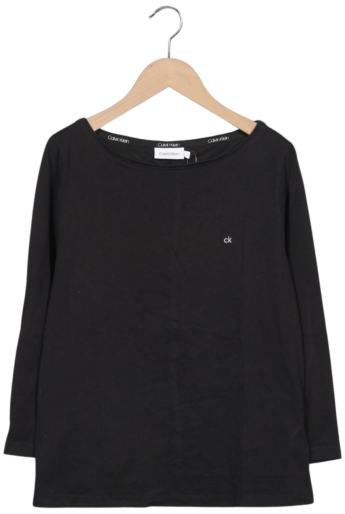 

Calvin Klein Damen Langarmshirt, schwarz, Gr. 42