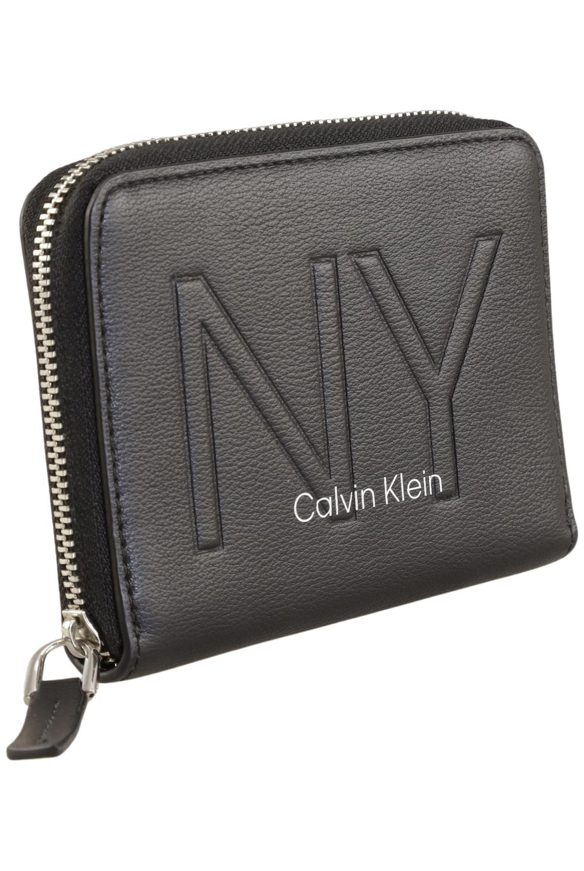 

Calvin Klein Damen Portemonnaie, schwarz, Gr.