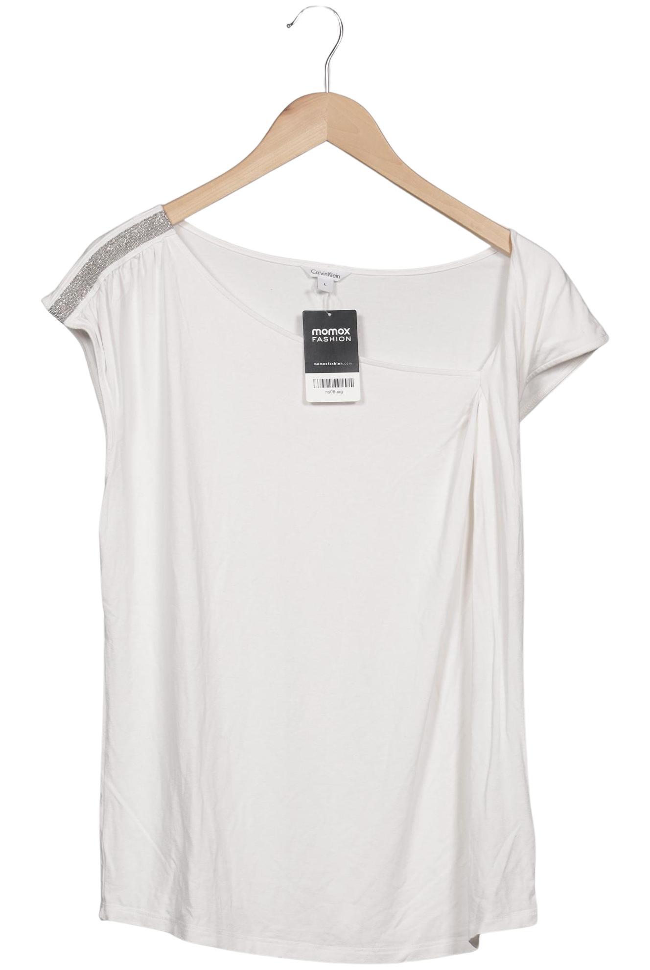 

Calvin Klein Damen T-Shirt, weiß, Gr. 42