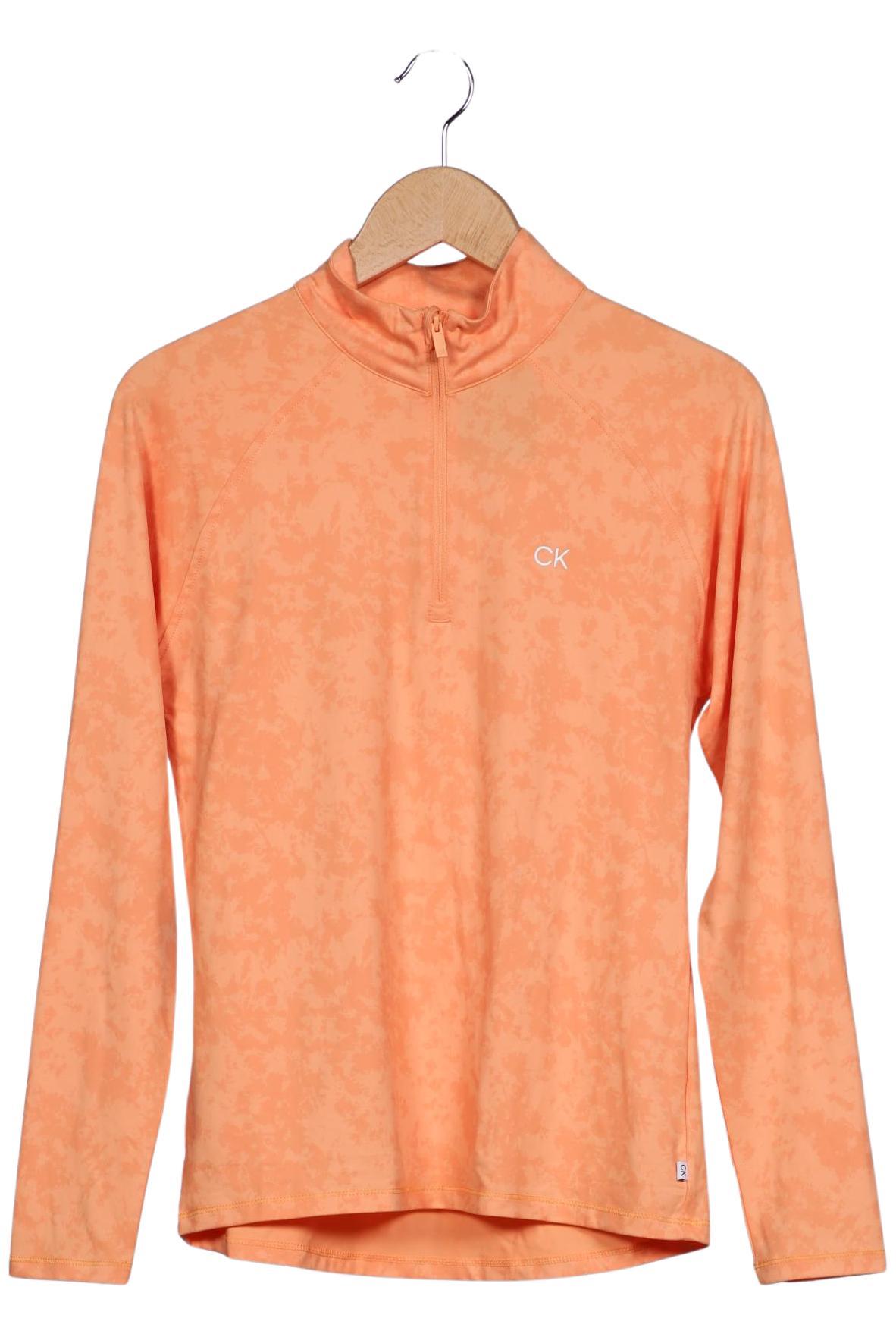 

Calvin Klein Damen Langarmshirt, orange, Gr. 36