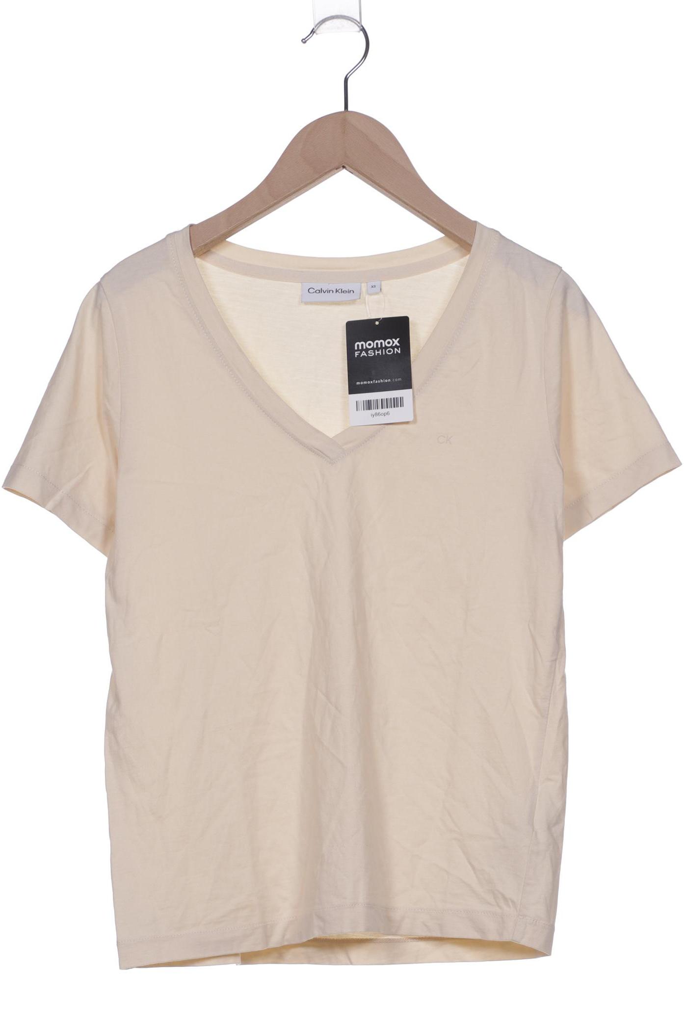 

Calvin Klein Damen T-Shirt, cremeweiß, Gr. 34