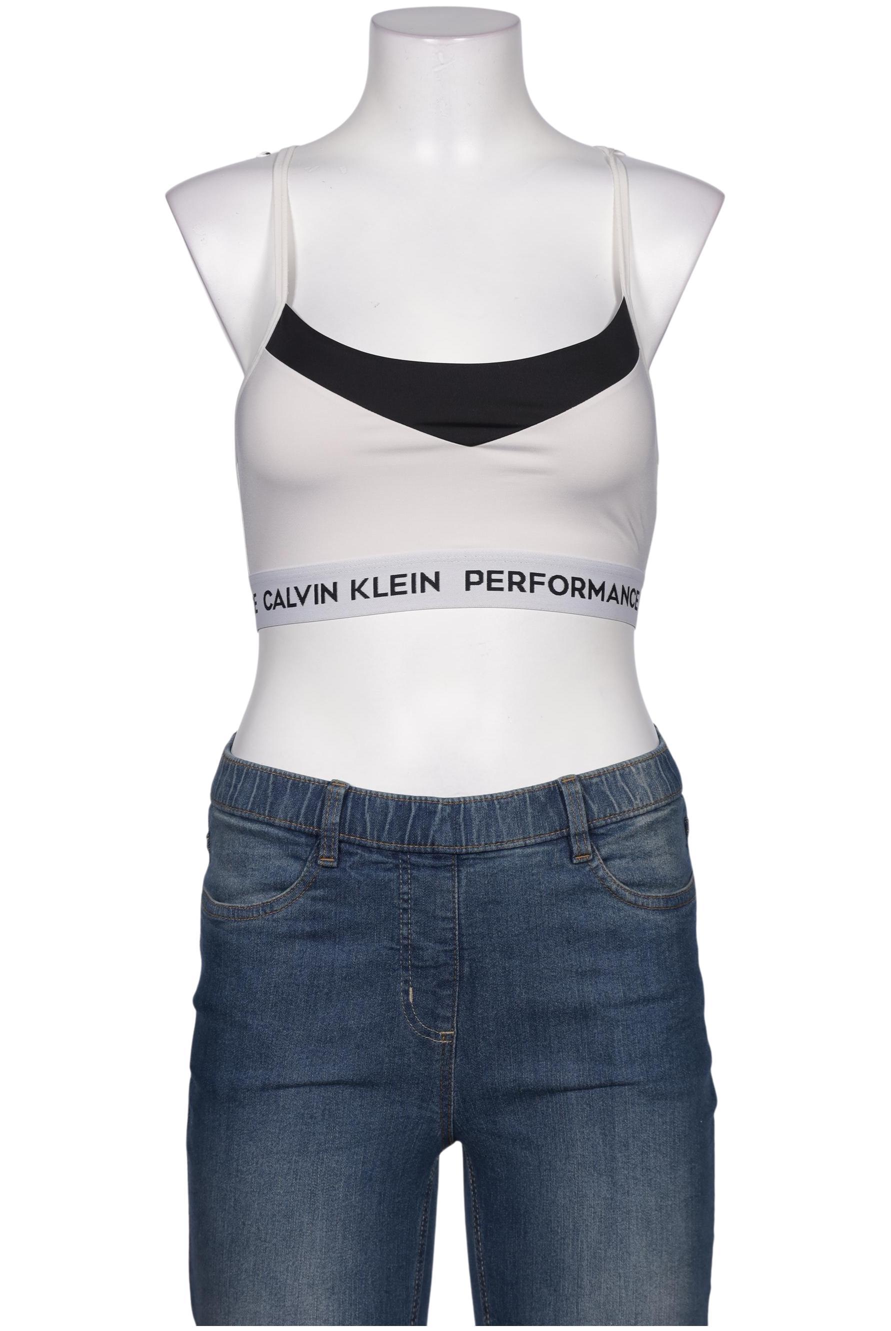 

Calvin Klein Damen Top, weiß, Gr. 38