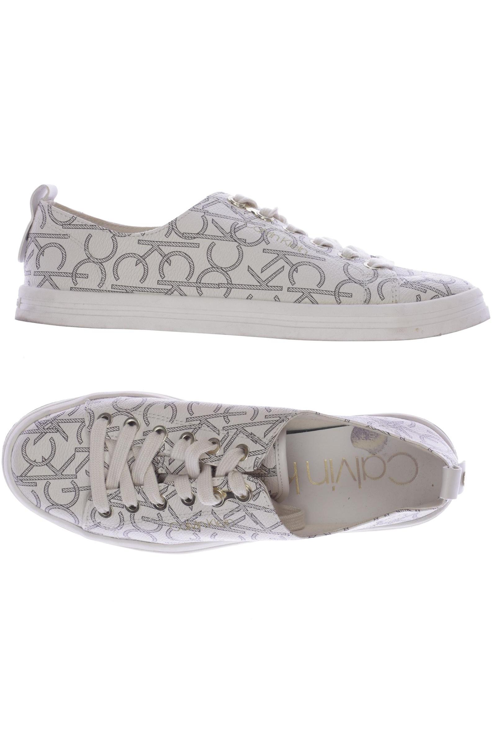 

Calvin Klein Damen Sneakers, cremeweiß
