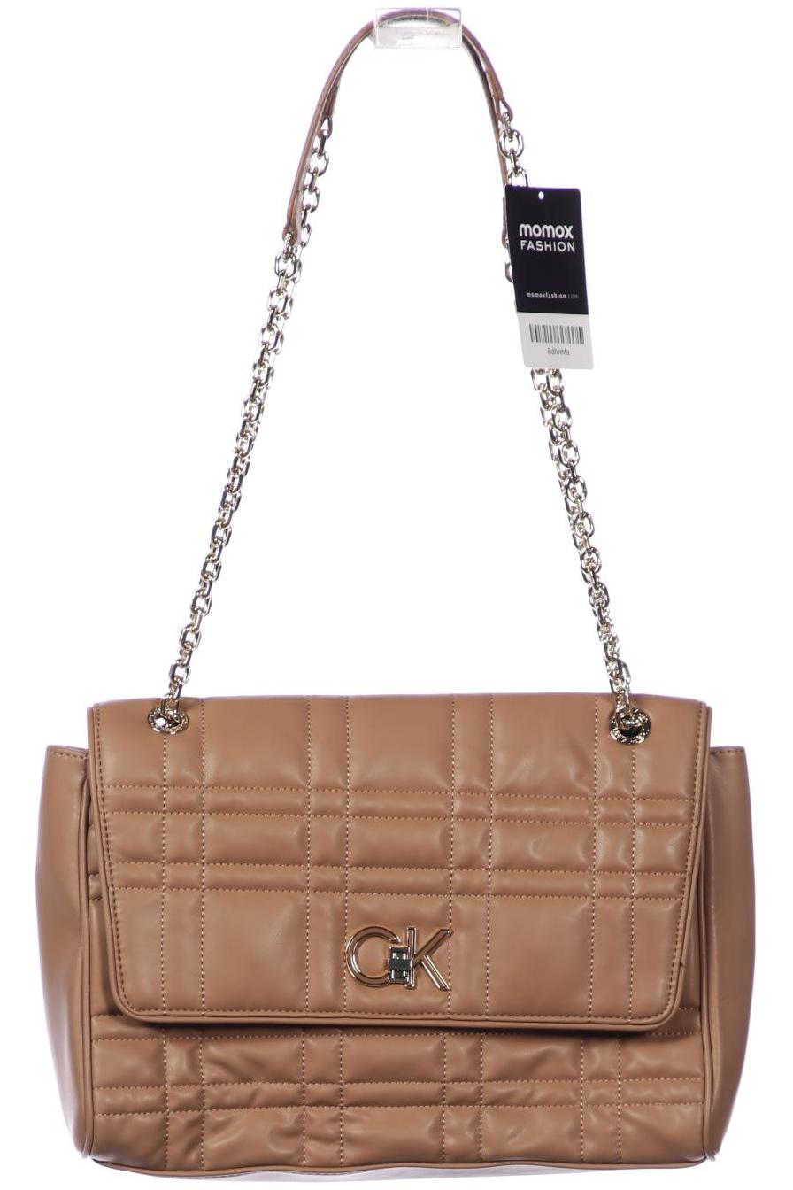 

Calvin Klein Damen Handtasche, beige, Gr.