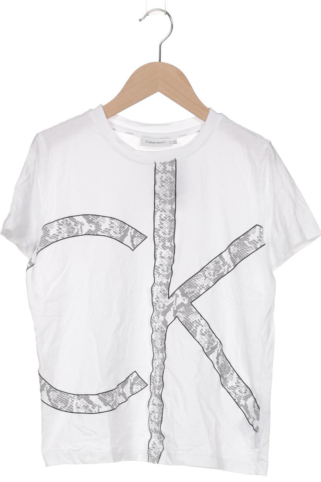 

Calvin Klein Damen T-Shirt, weiß, Gr. 34