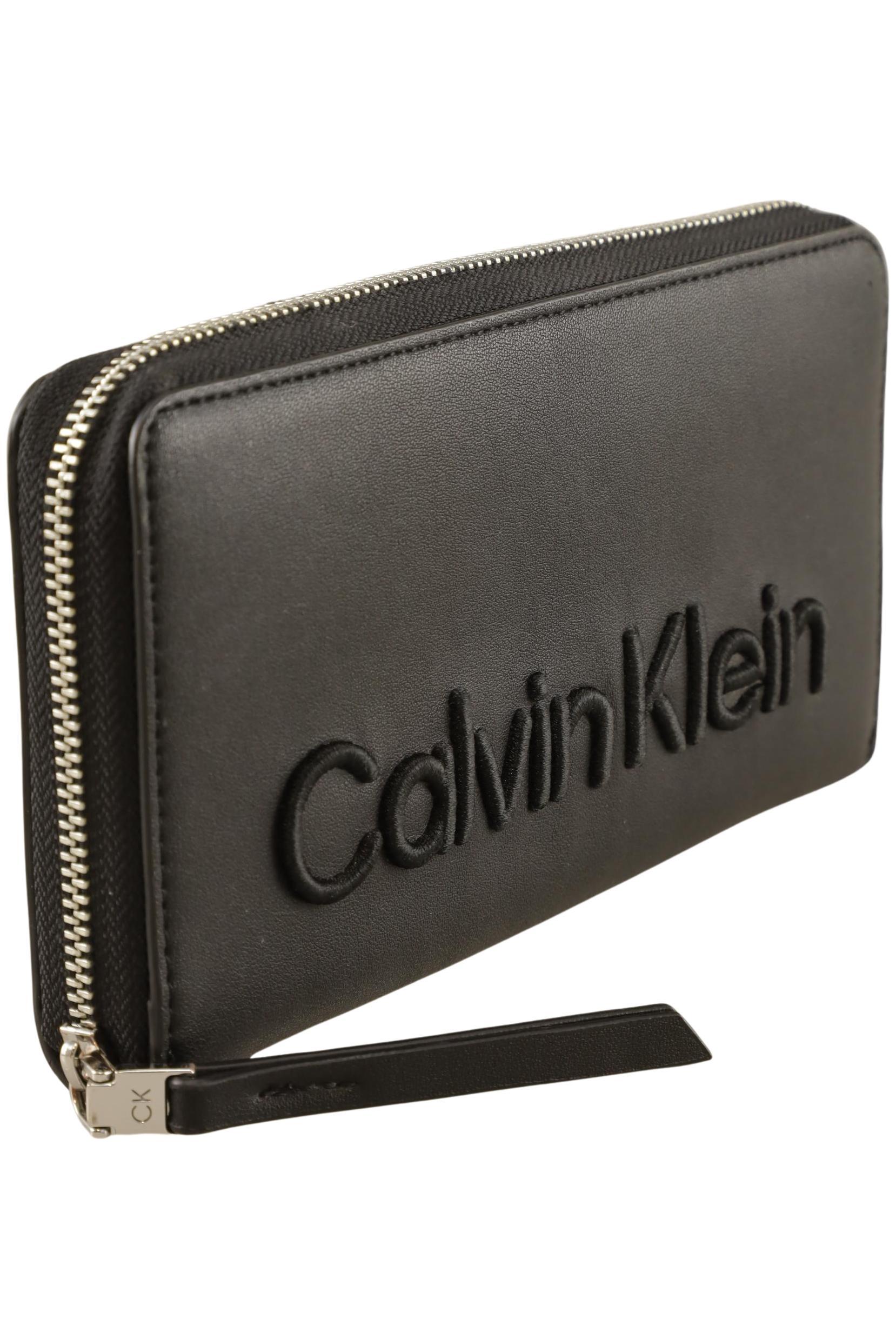 

Calvin Klein Damen Portemonnaie, schwarz, Gr.