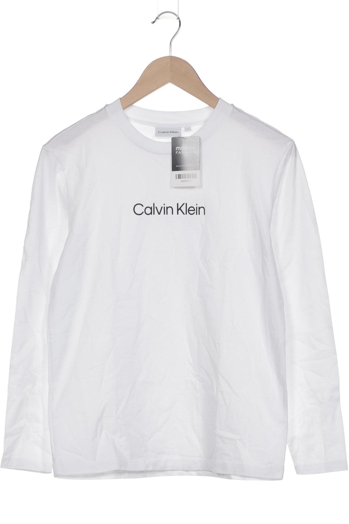 

Calvin Klein Damen Langarmshirt, weiß, Gr. 42