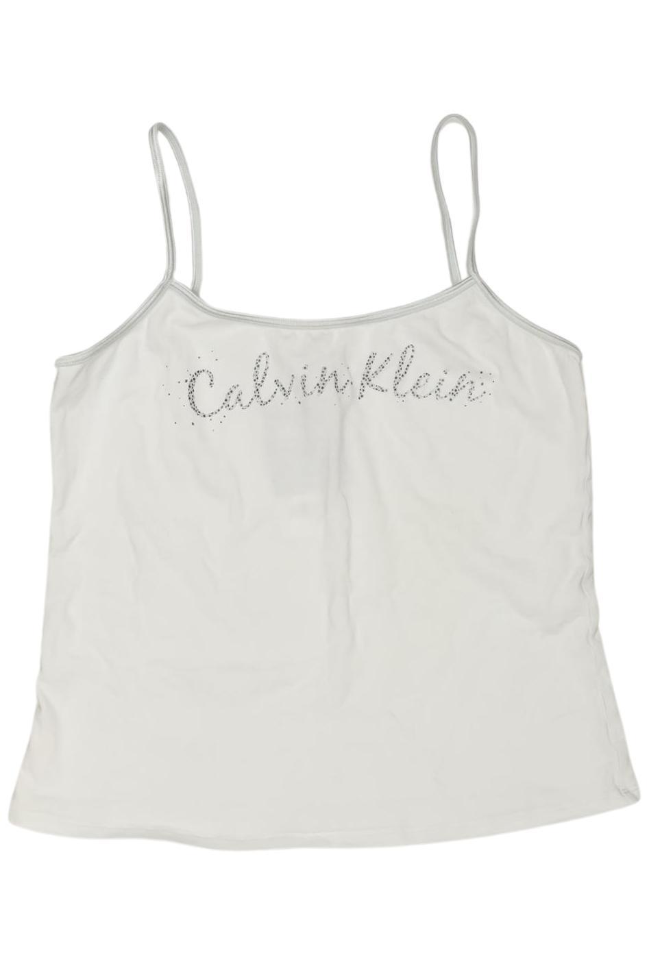 

Calvin Klein Damen Top, weiß, Gr. 36