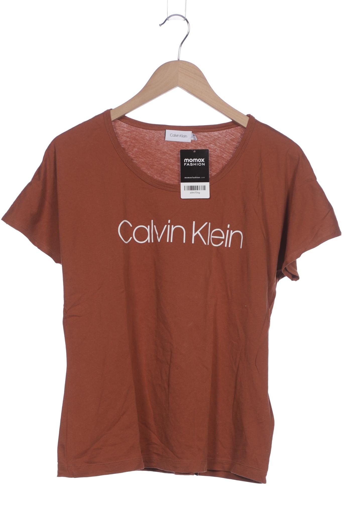 

Calvin Klein Damen T-Shirt, braun, Gr. 36
