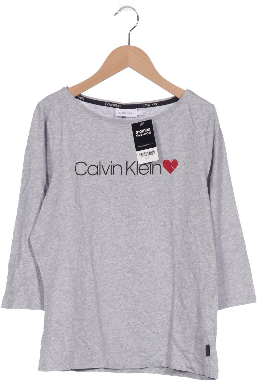 

Calvin Klein Damen Langarmshirt, grau, Gr. 38