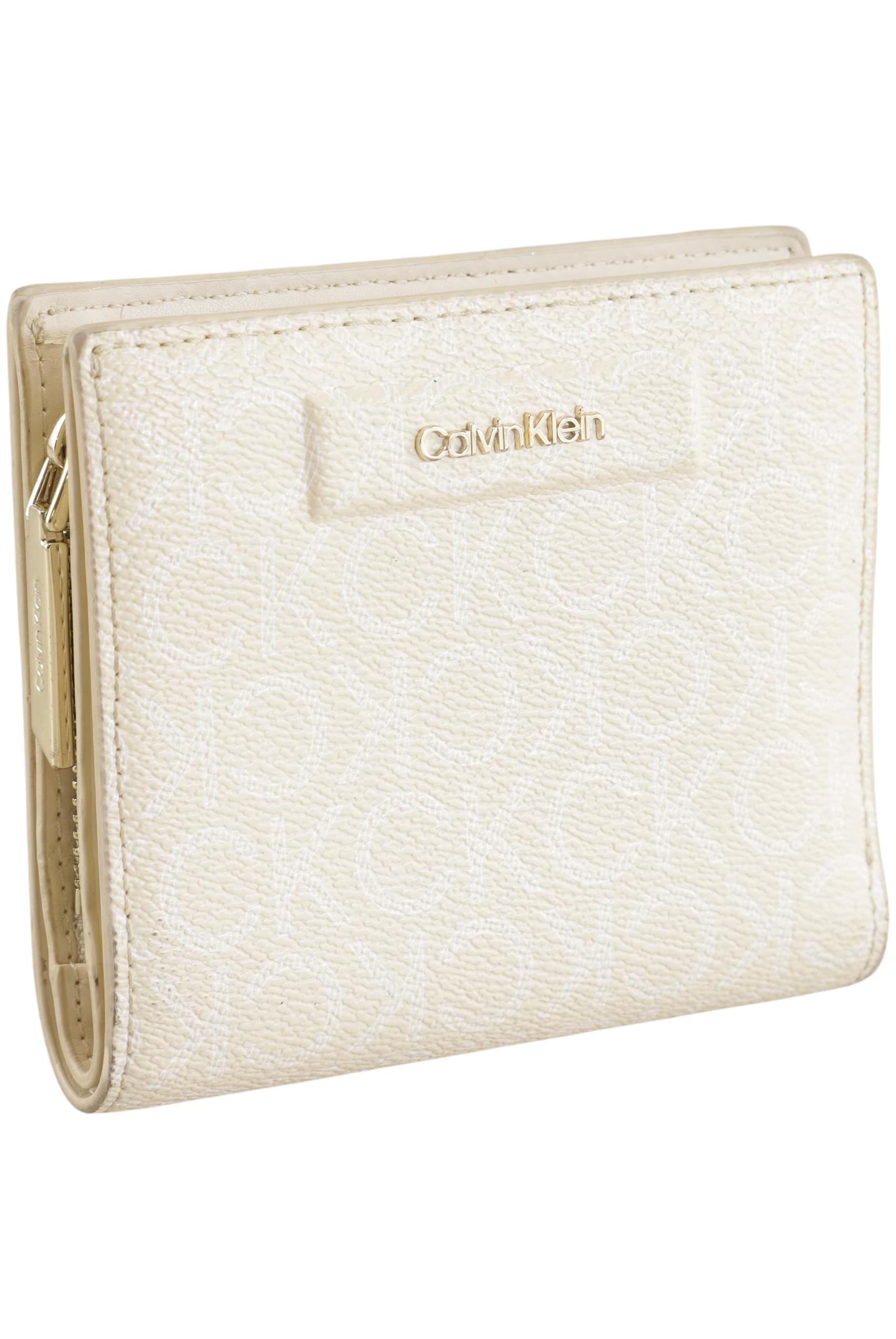 

Calvin Klein Damen Portemonnaie, cremeweiß, Gr.