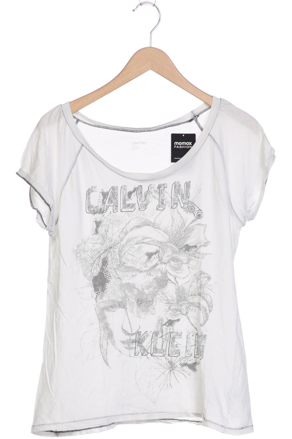 

Calvin Klein Damen T-Shirt, weiß, Gr. 42