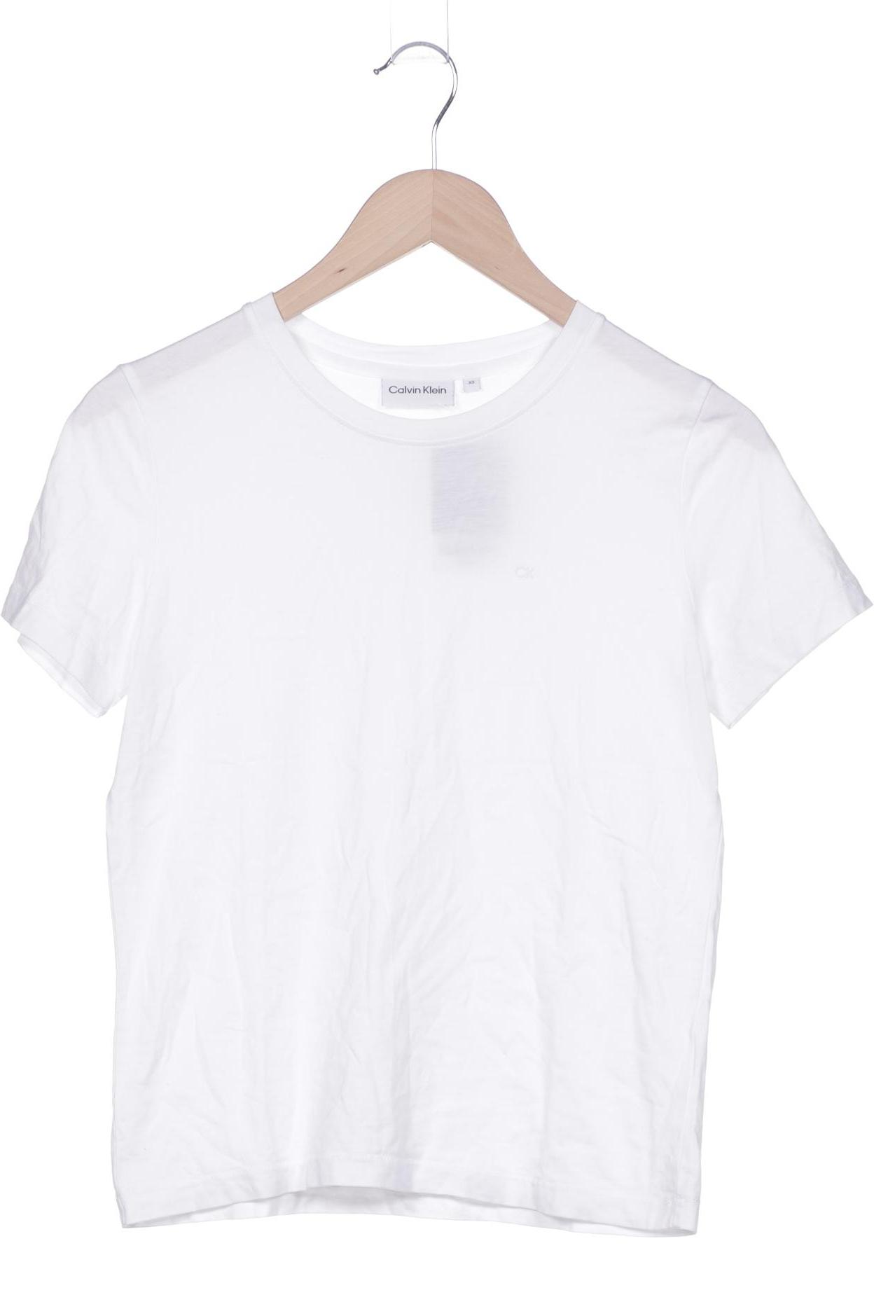 

Calvin Klein Damen T-Shirt, weiß, Gr. 34