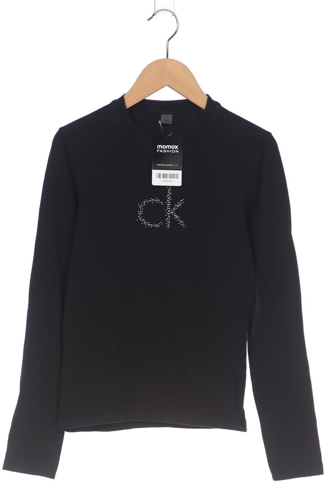 

Calvin Klein Damen Langarmshirt, schwarz, Gr. 34