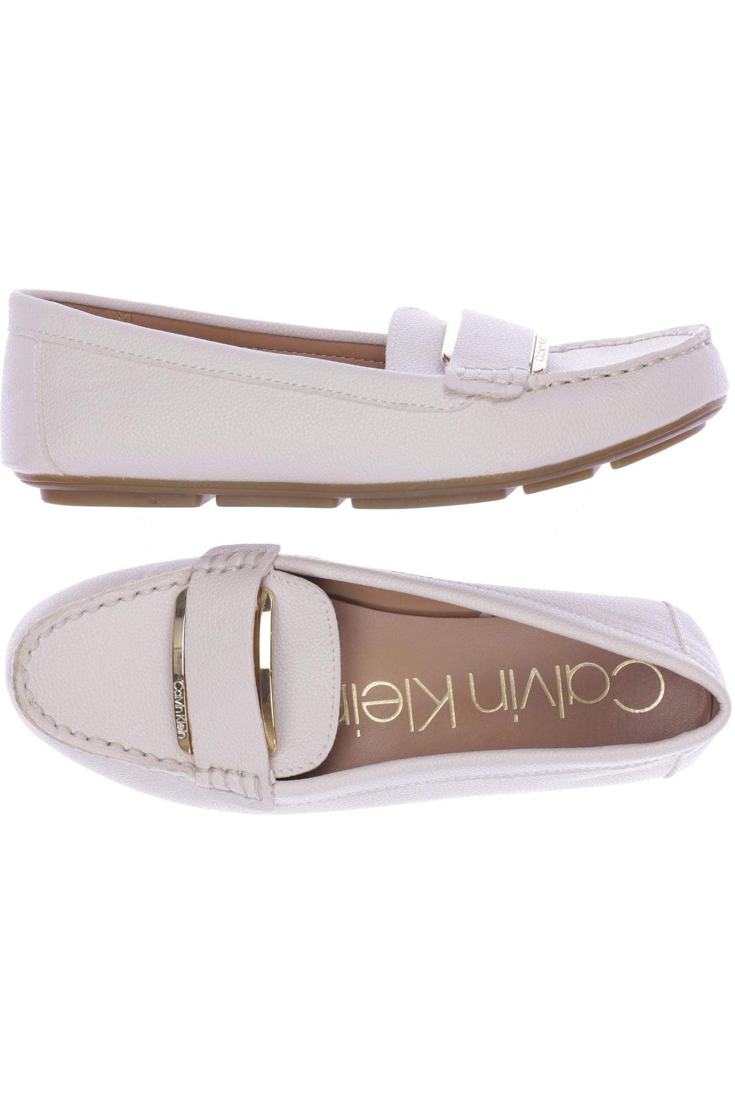 

Calvin Klein Damen Halbschuh, cremeweiß, Gr. 36.5