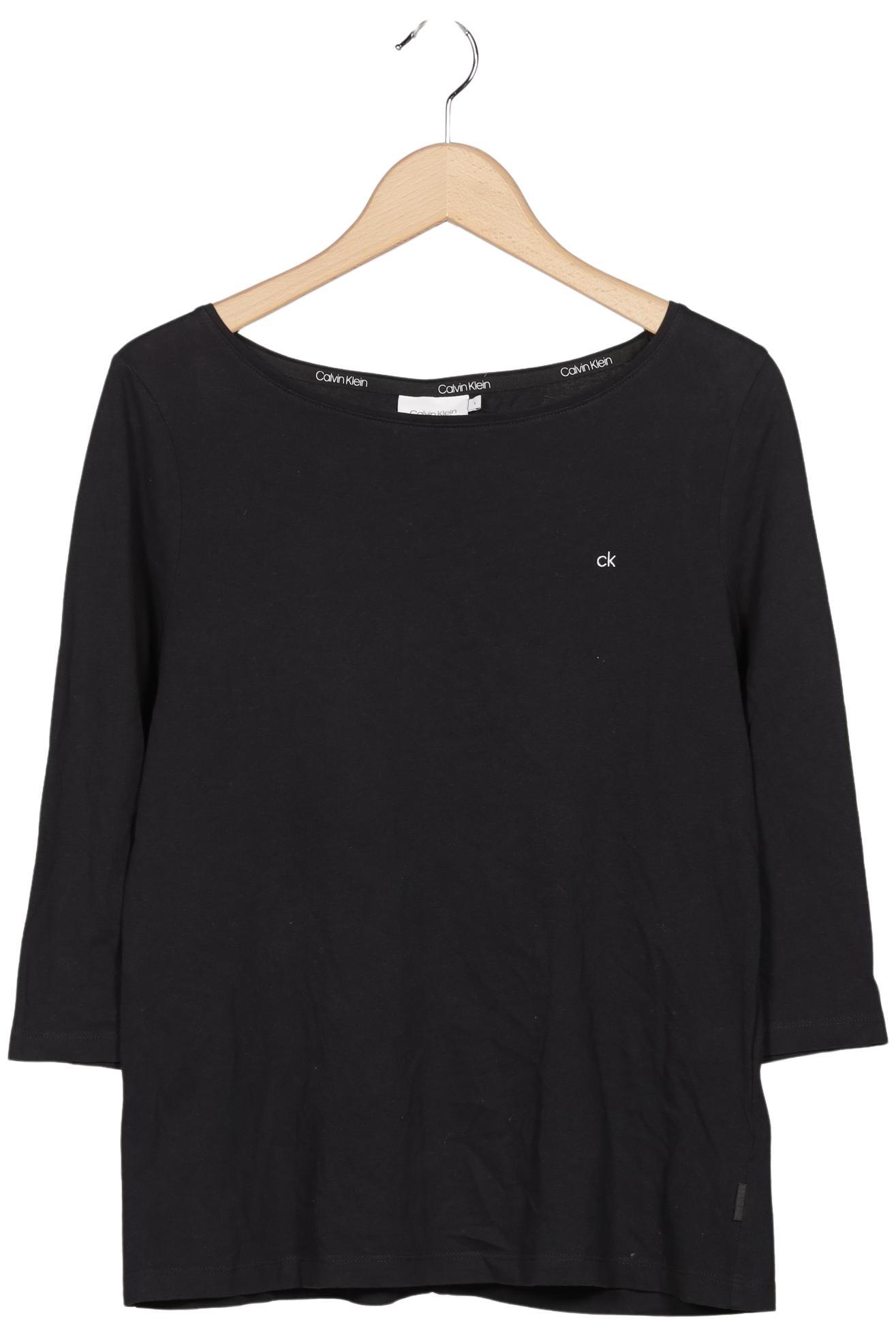 

Calvin Klein Damen Langarmshirt, schwarz, Gr. 42