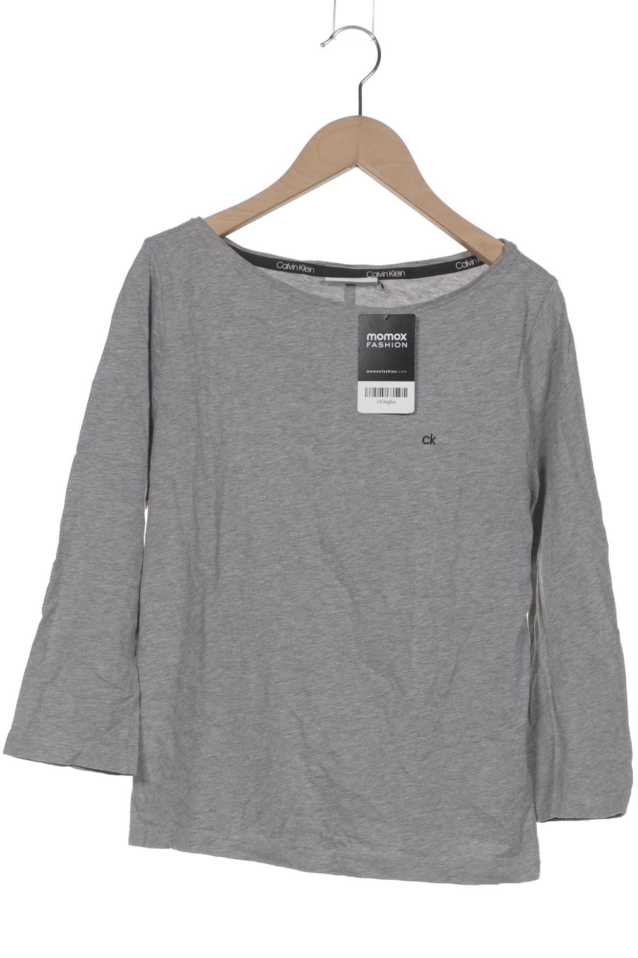 

Calvin Klein Damen Langarmshirt, grau, Gr. 36