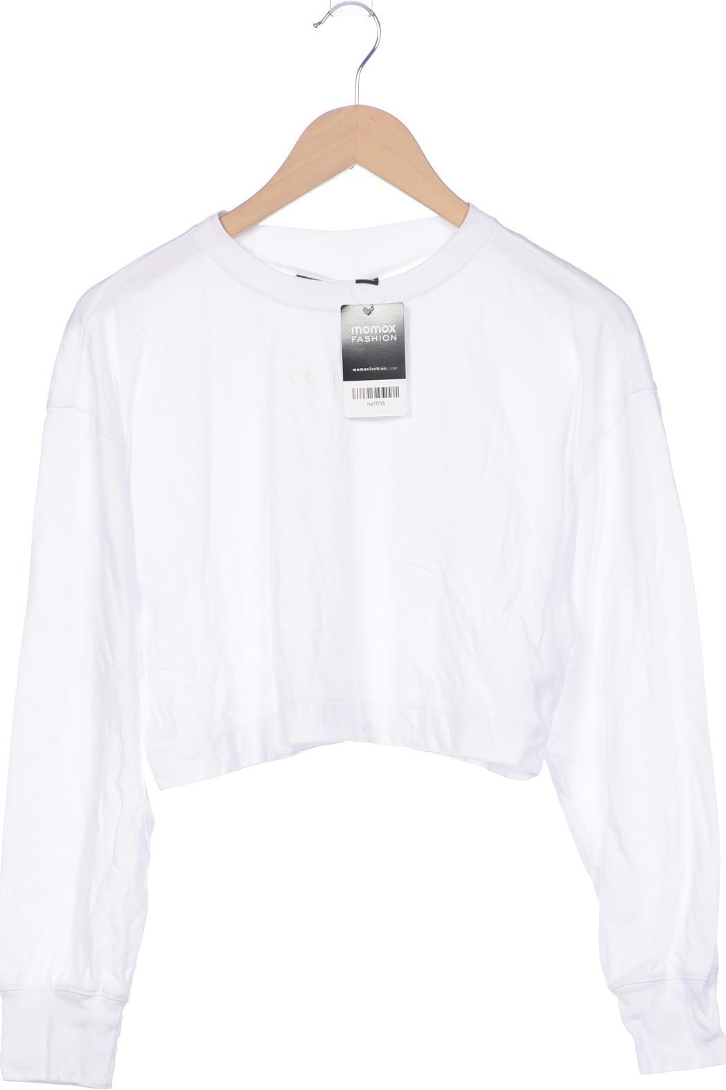

Calvin Klein Damen Langarmshirt, weiß, Gr. 38