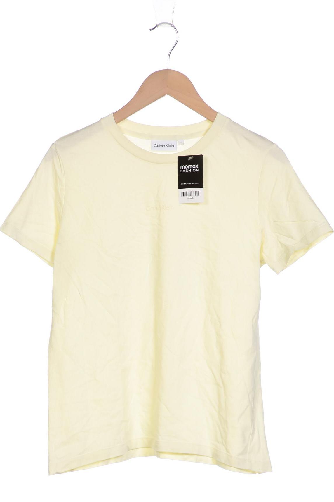 

Calvin Klein Damen T-Shirt, gelb, Gr. 42