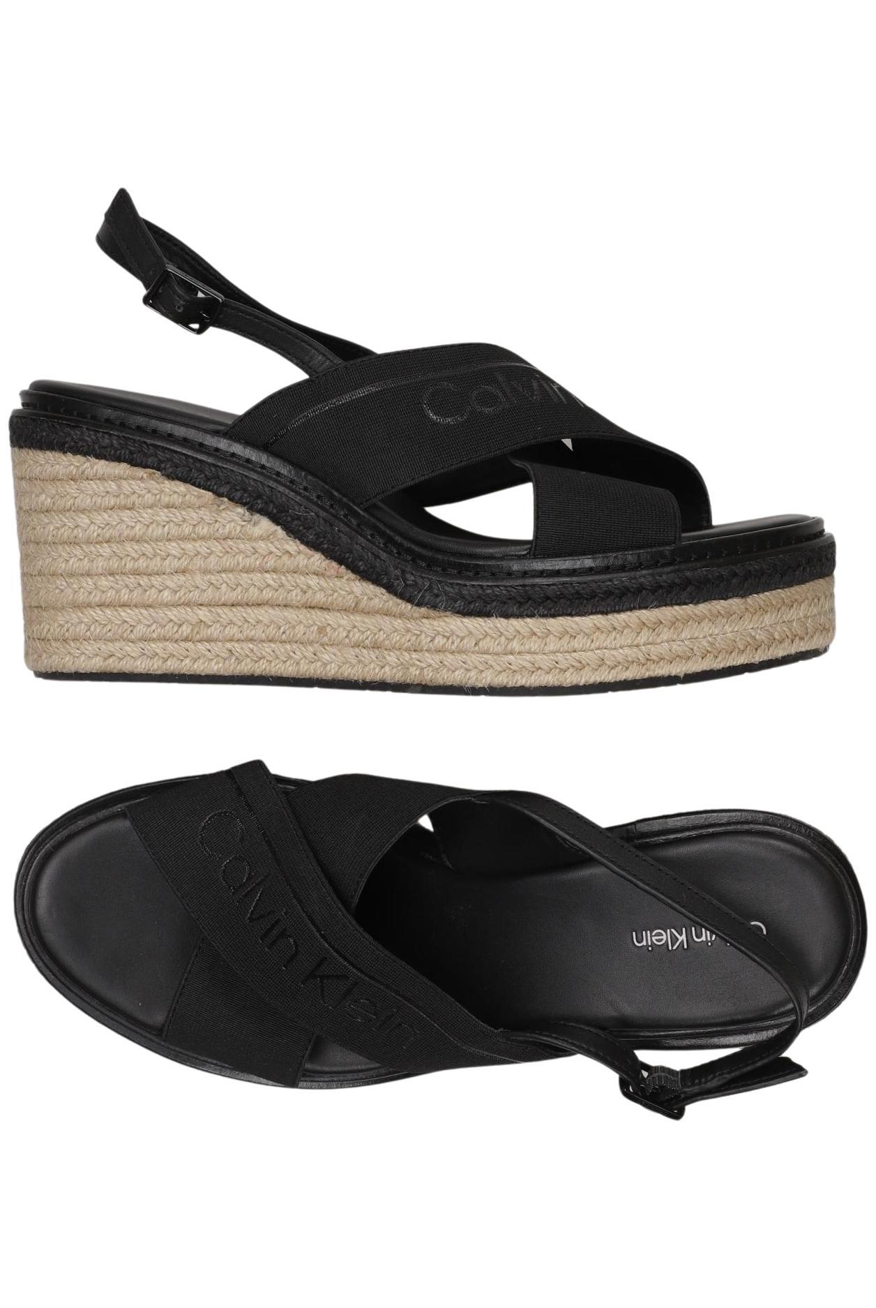 

Calvin Klein Damen Sandale, schwarz, Gr. 39