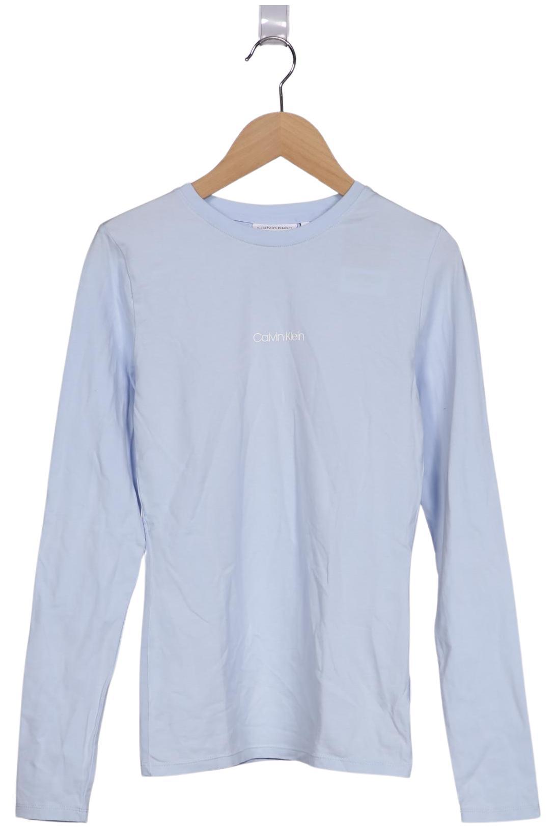 

Calvin Klein Damen Langarmshirt, hellblau, Gr. 34