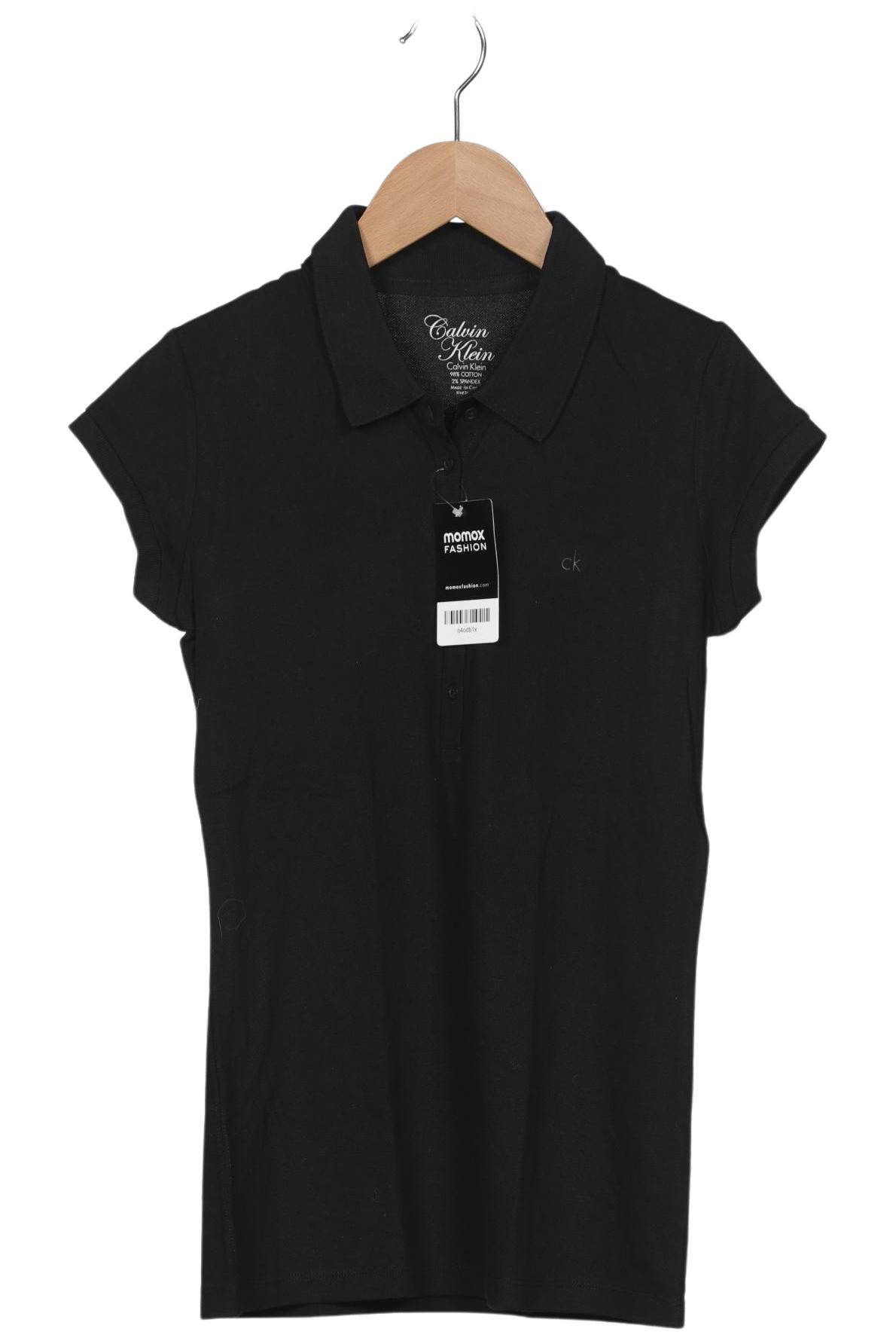 

Calvin Klein Damen Poloshirt, schwarz, Gr. 34