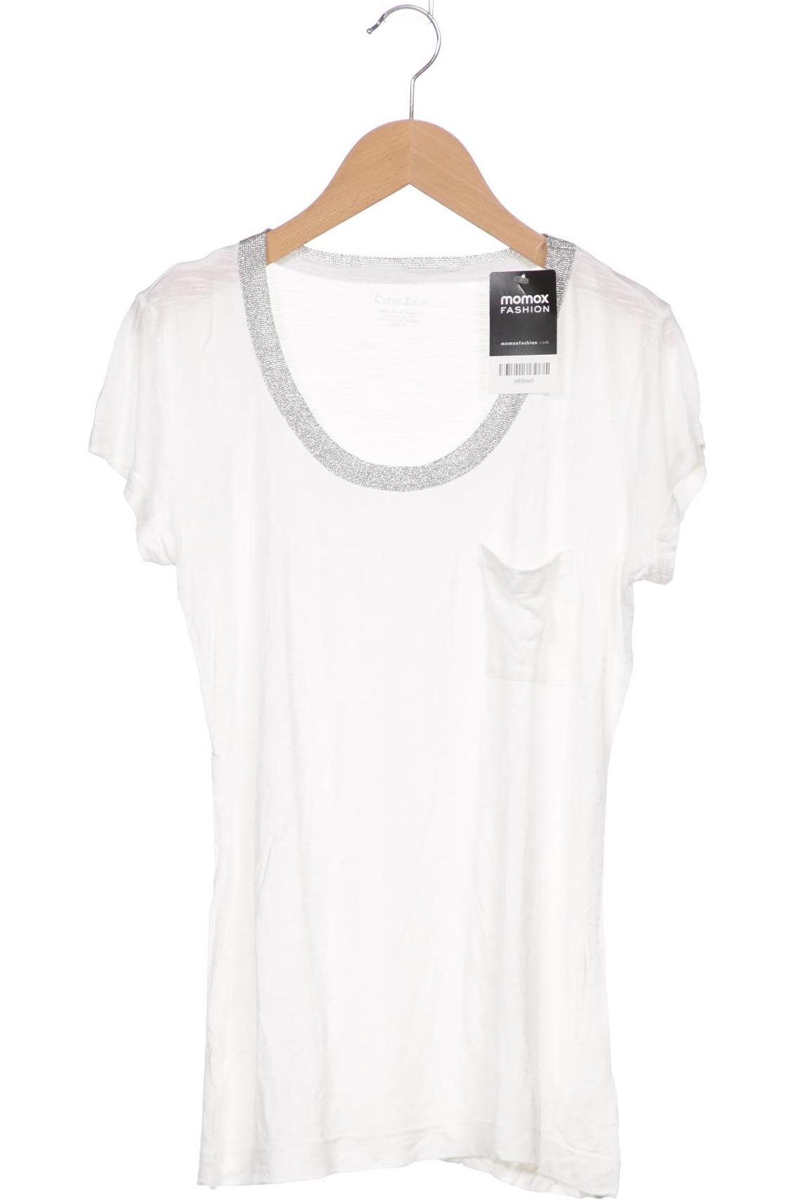 

Calvin Klein Damen T-Shirt, weiß, Gr. 36