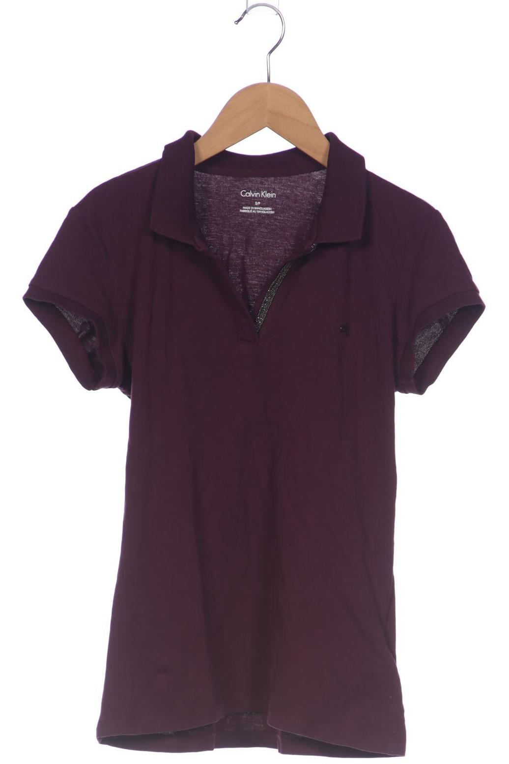 

Calvin Klein Damen Poloshirt, bordeaux, Gr. 36