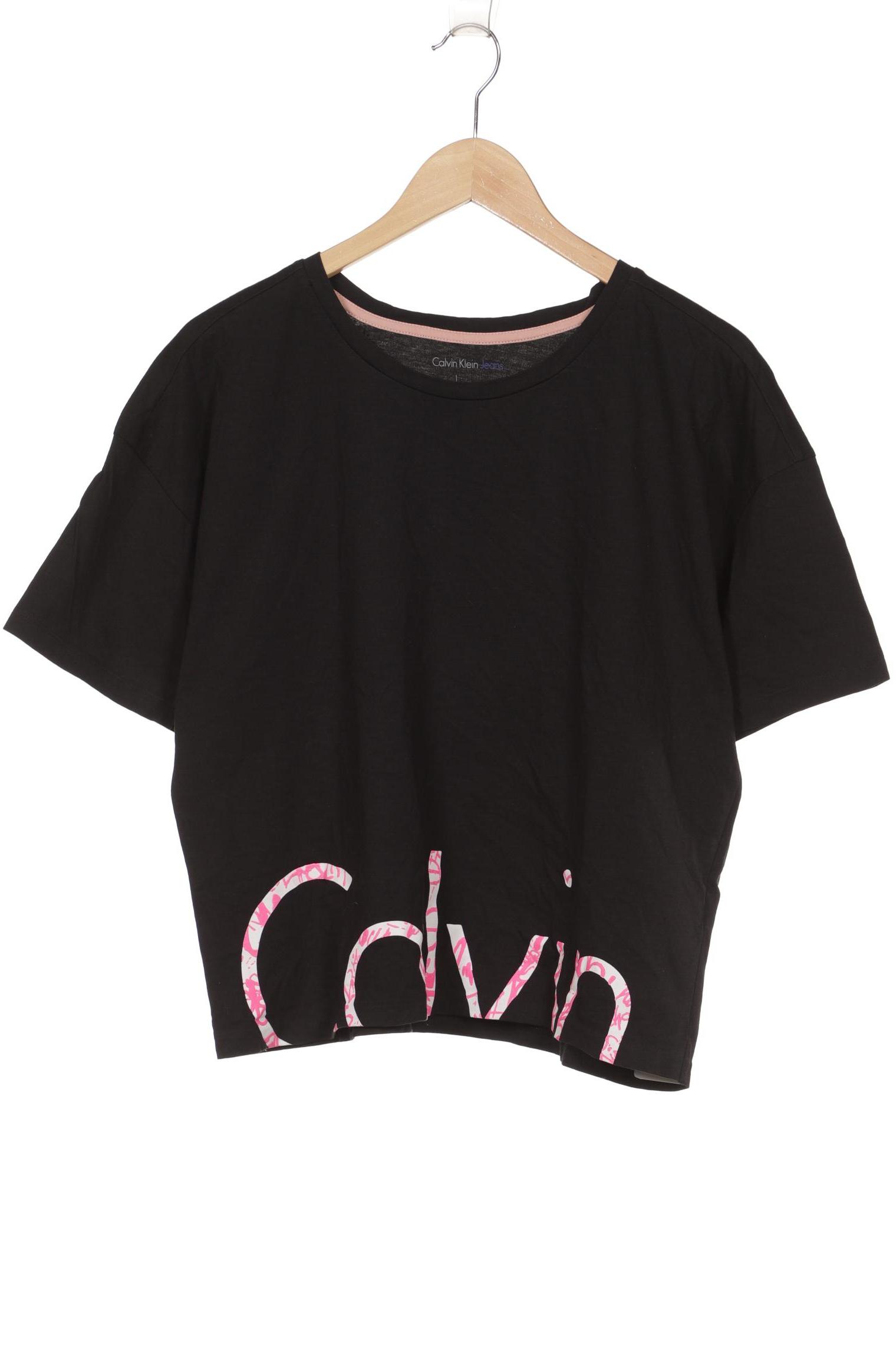 

Calvin Klein Damen T-Shirt, schwarz, Gr. 42