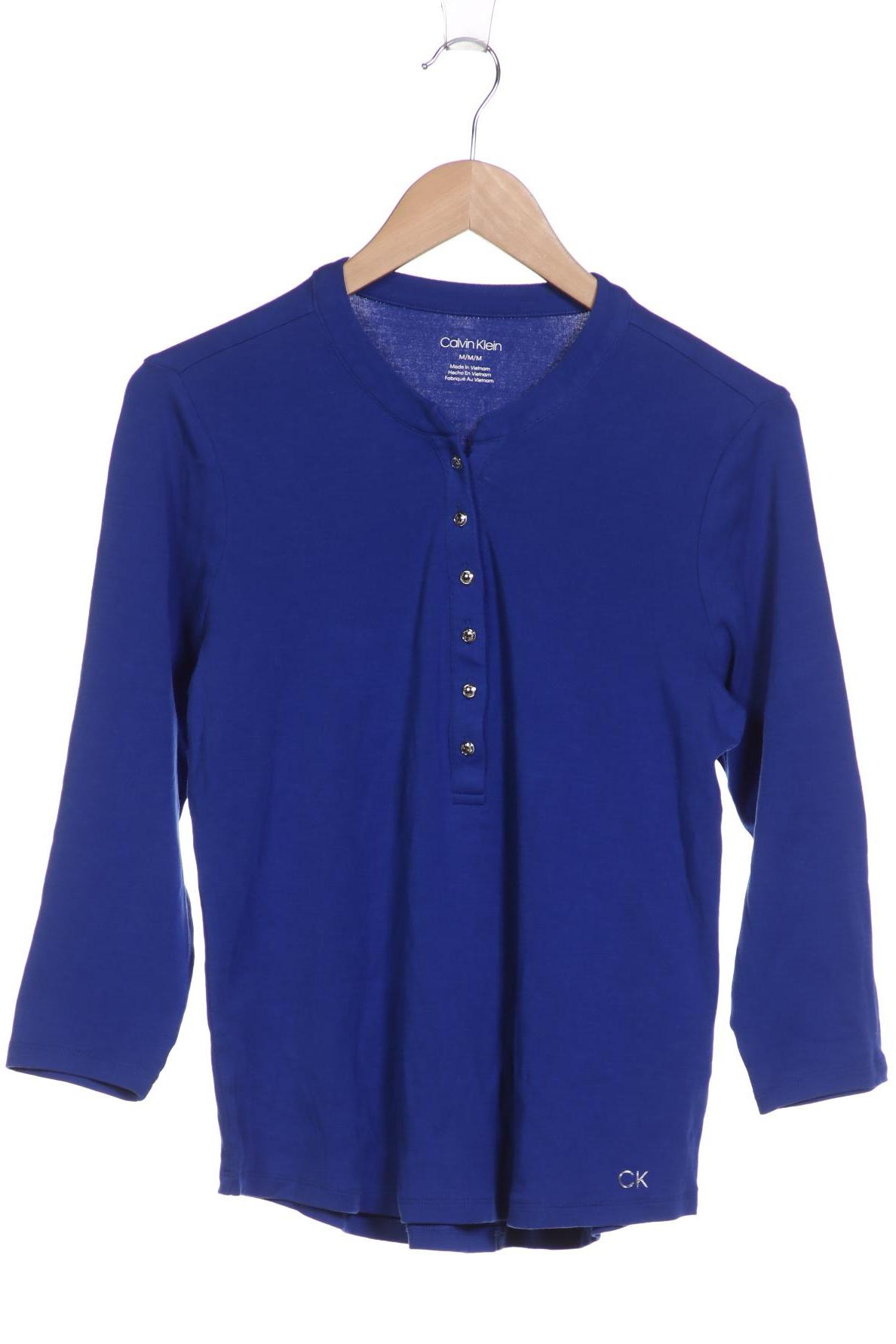 

Calvin Klein Damen Langarmshirt, blau, Gr. 38