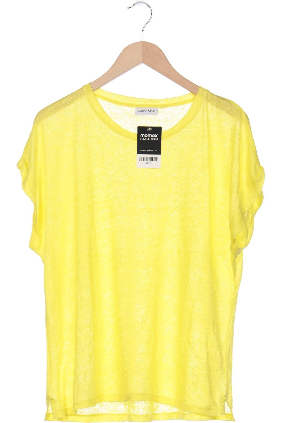 

Calvin Klein Damen T-Shirt, gelb, Gr. 42