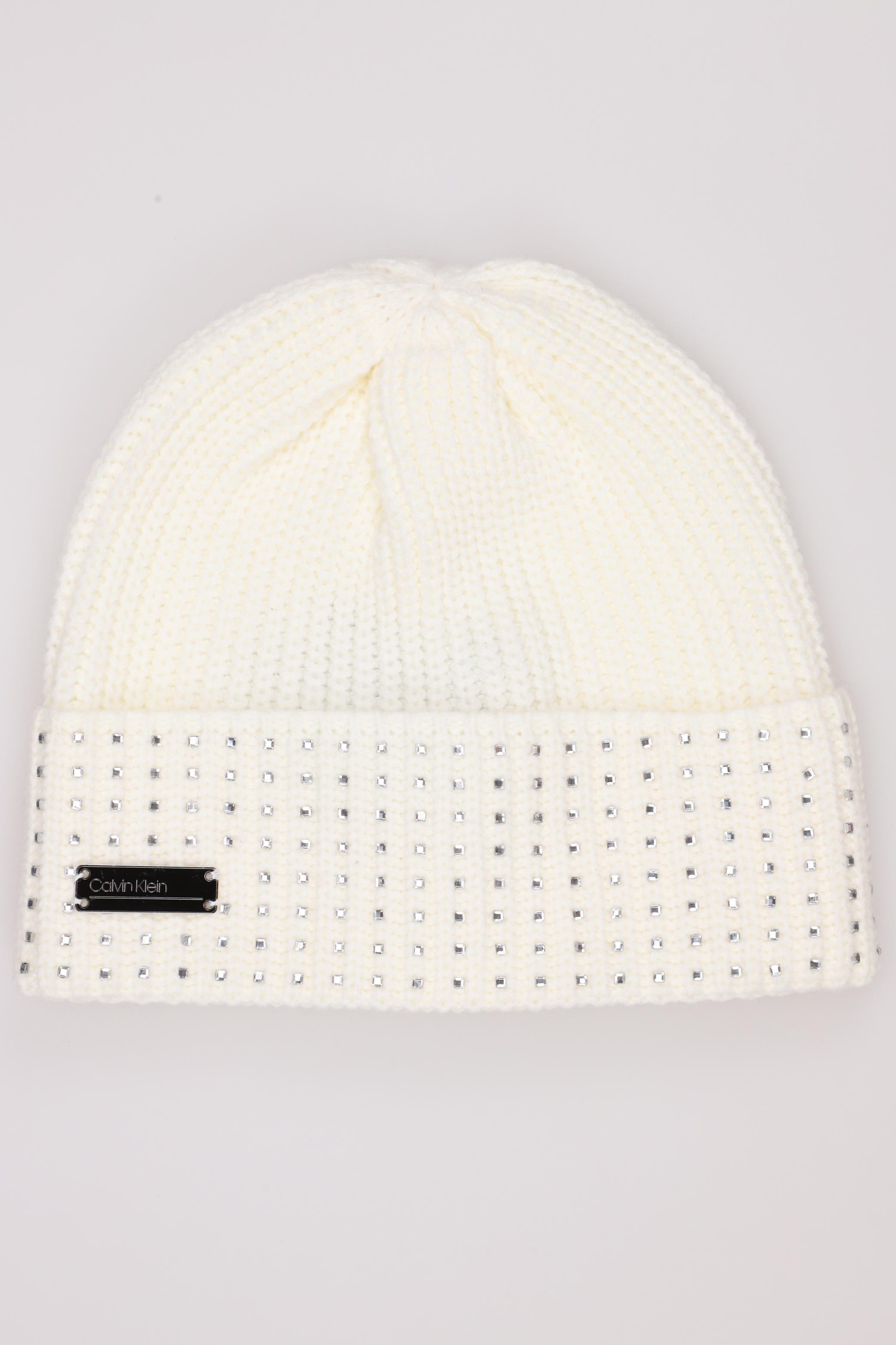 

Calvin Klein Damen Hut/Mütze, cremeweiß, Gr. uni