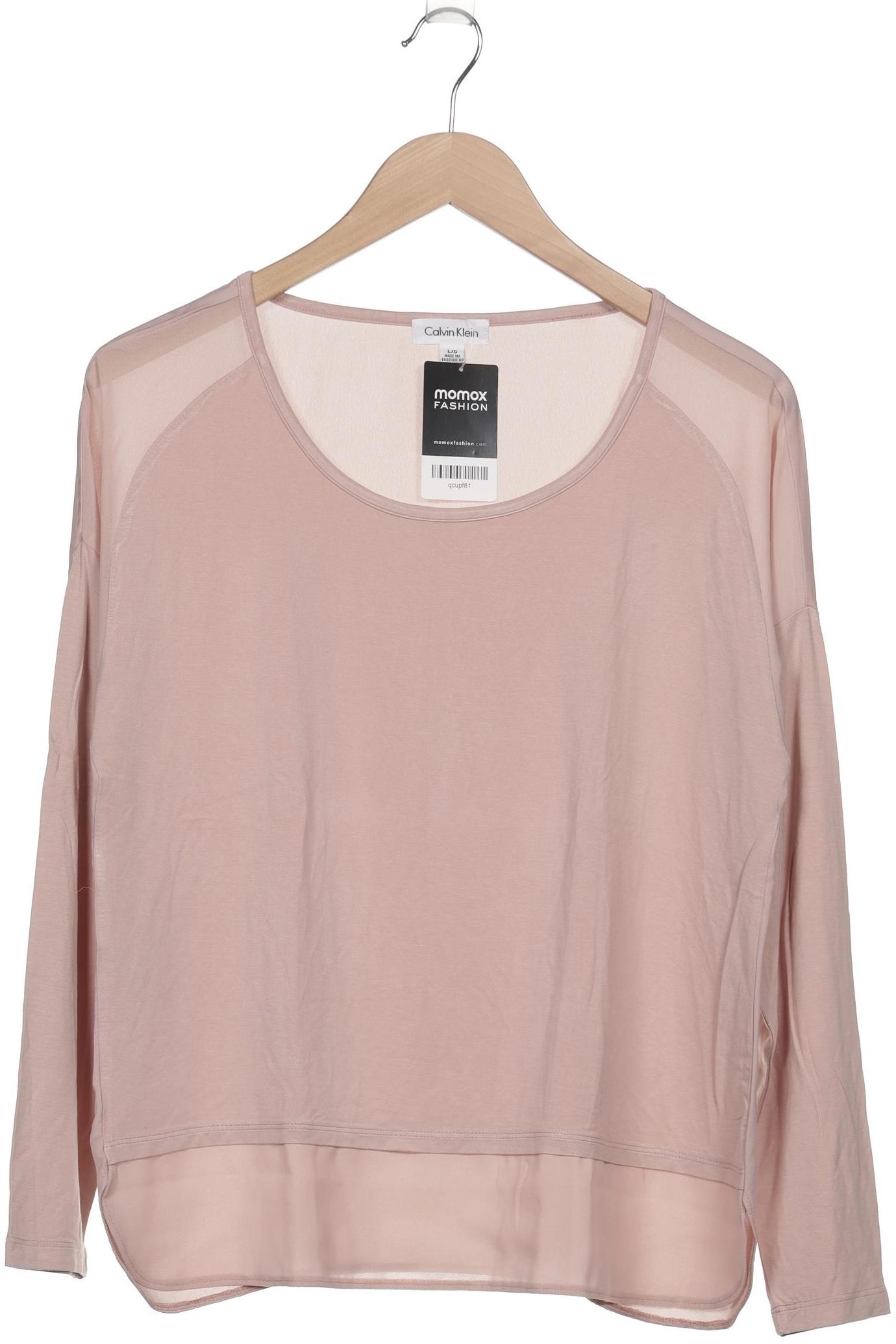 

Calvin Klein Damen Langarmshirt, pink, Gr. 42