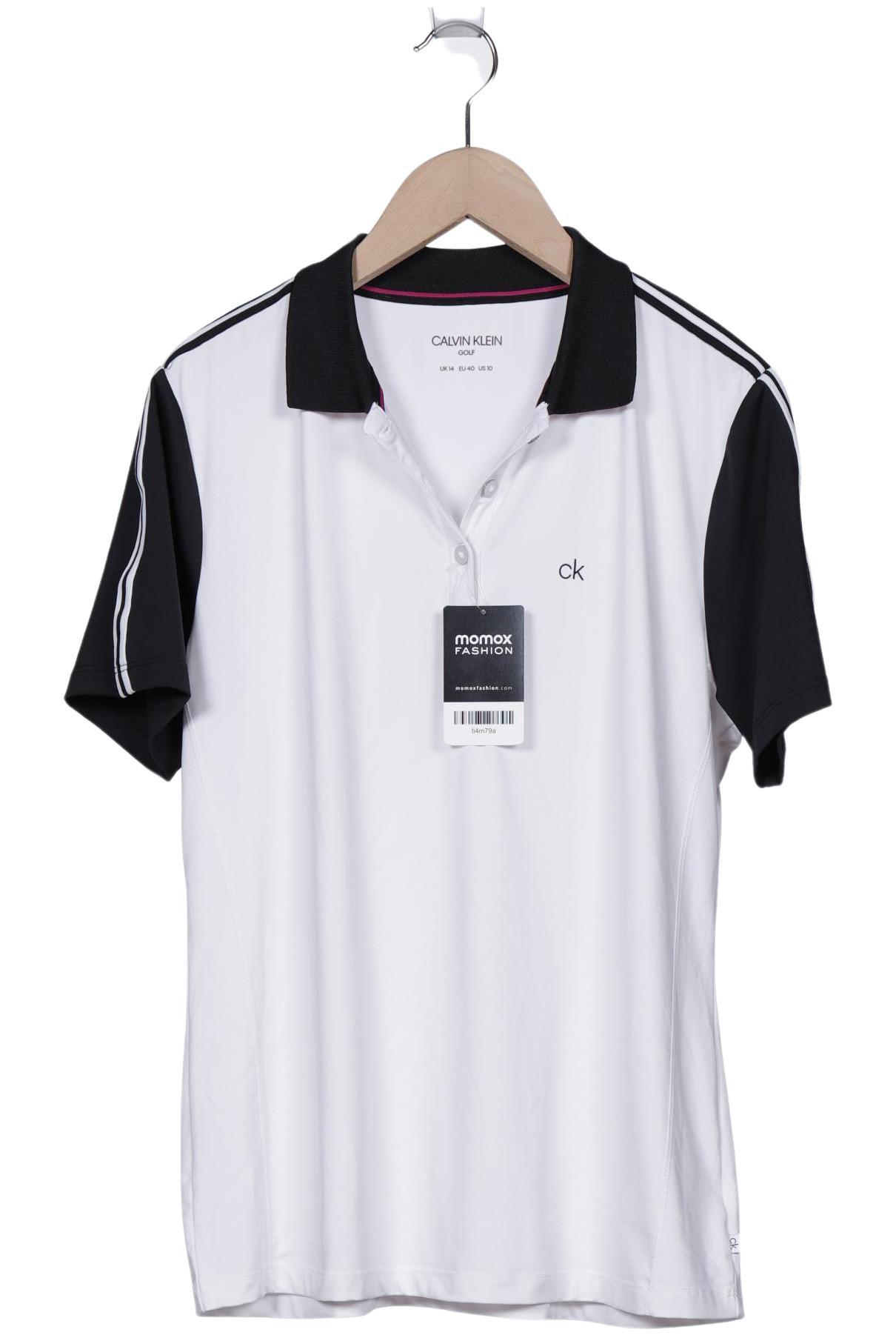 

Calvin Klein Damen Poloshirt, weiß, Gr. 40