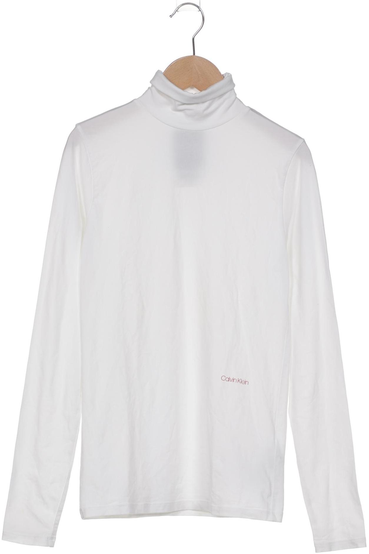 

Calvin Klein Damen Langarmshirt, weiß, Gr. 38