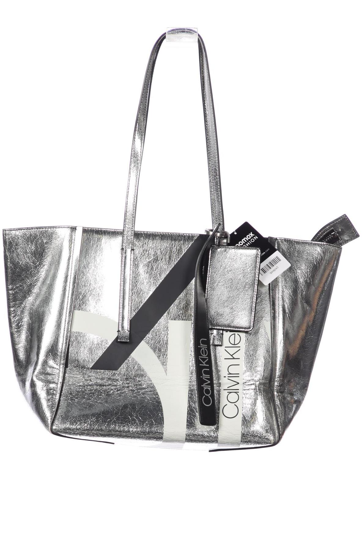 

Calvin Klein Damen Handtasche, silber, Gr.